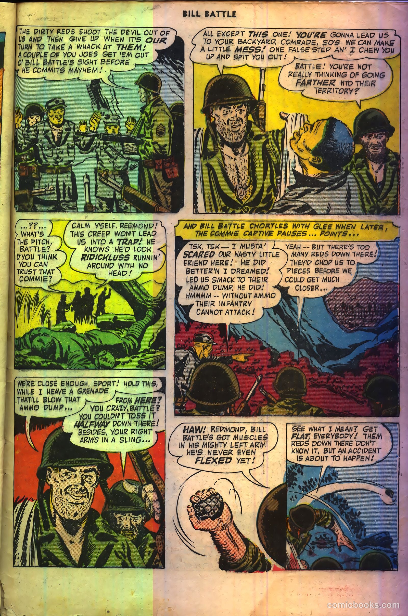 Bill Battle, the One Man Army #2 (1952) — page 33 of 36