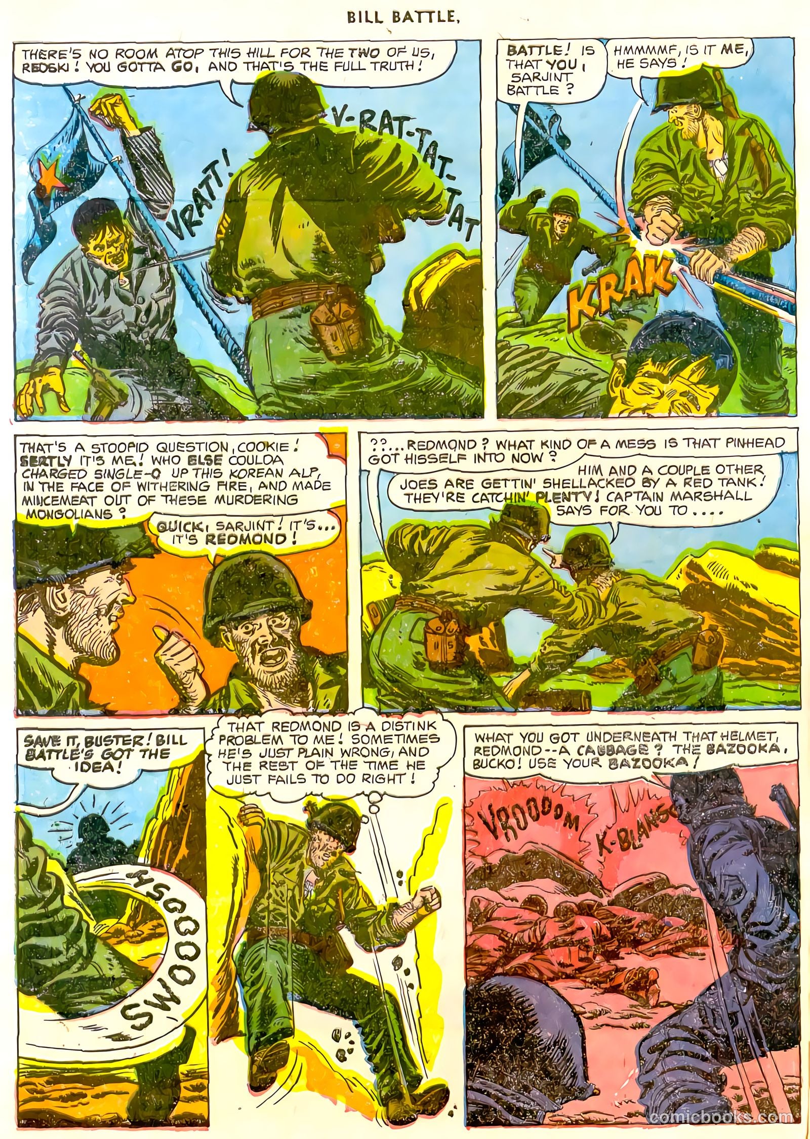 Bill Battle, the One Man Army #3 (1953) — page 3 of 35