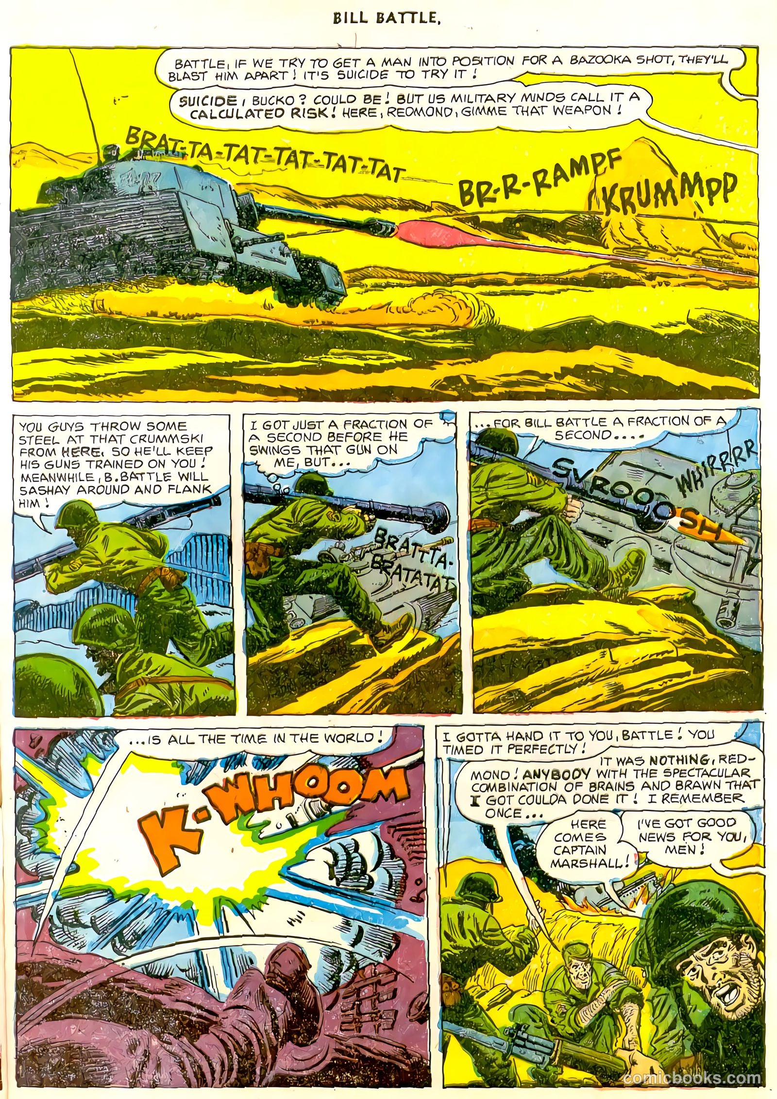 Bill Battle, the One Man Army #3 (1953) — page 4 of 35