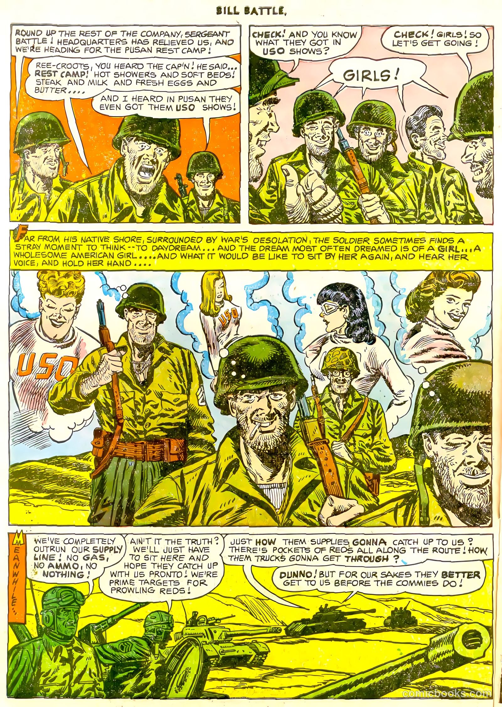 Bill Battle, the One Man Army #3 (1953) — page 5 of 35