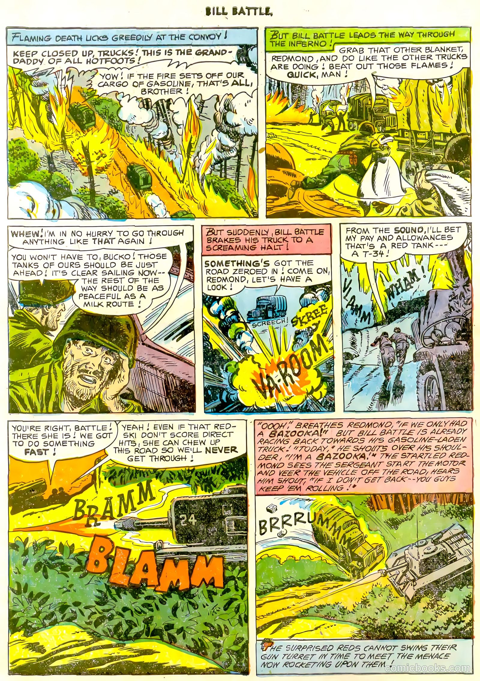Bill Battle, the One Man Army #3 (1953) — page 9 of 35