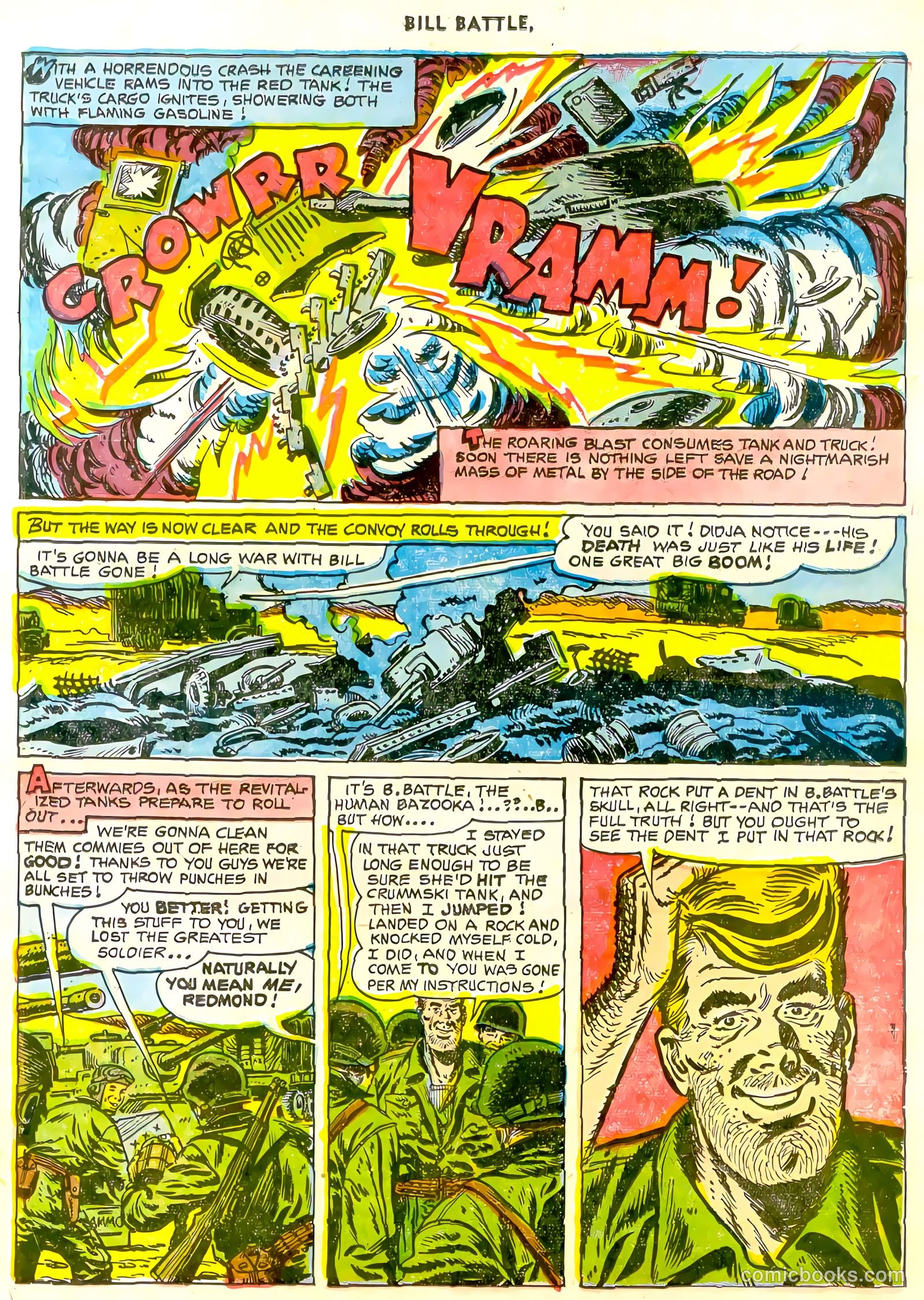 Bill Battle, the One Man Army #3 (1953) — page 10 of 35