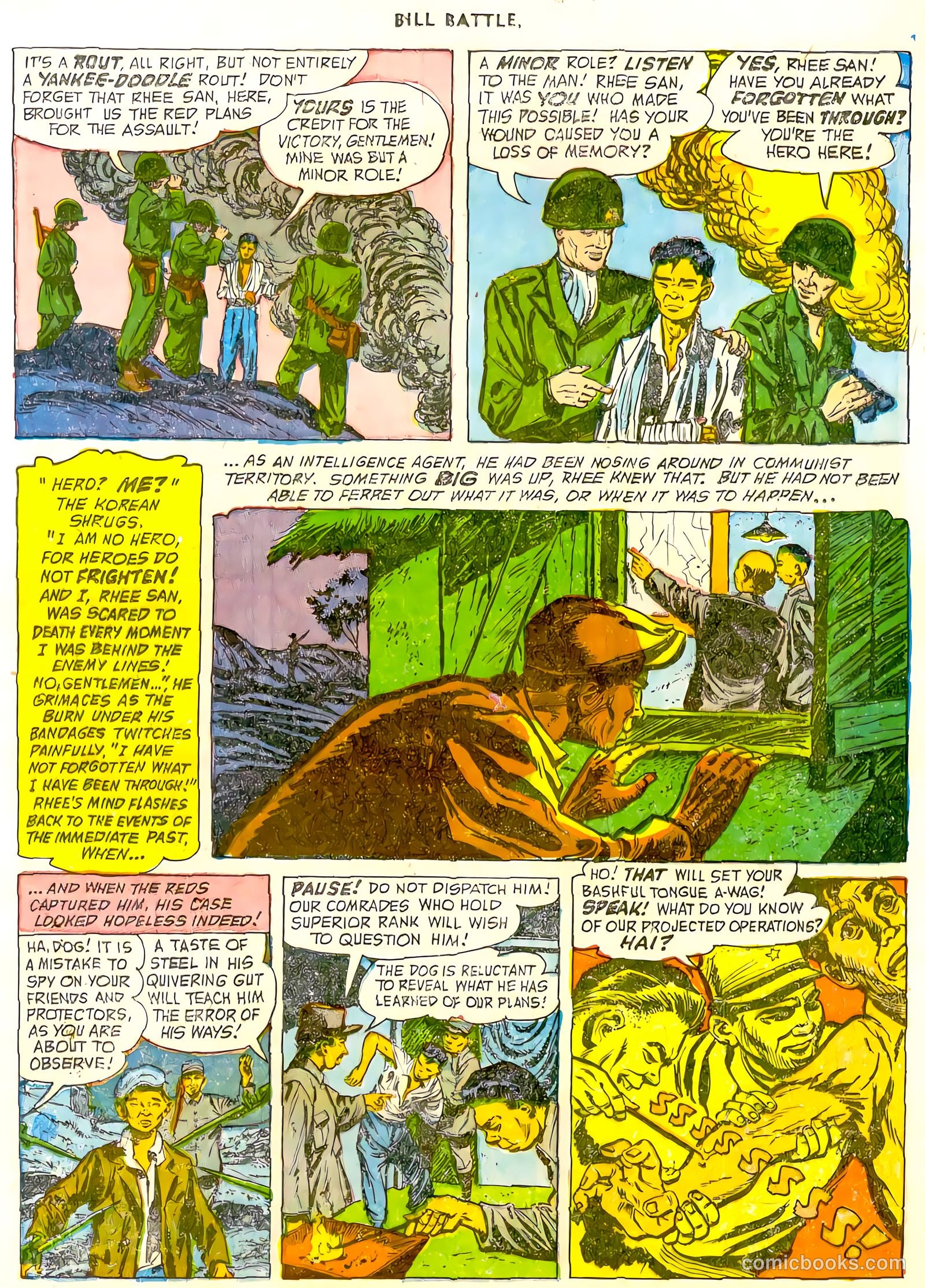 Bill Battle, the One Man Army #3 (1953) — page 12 of 35