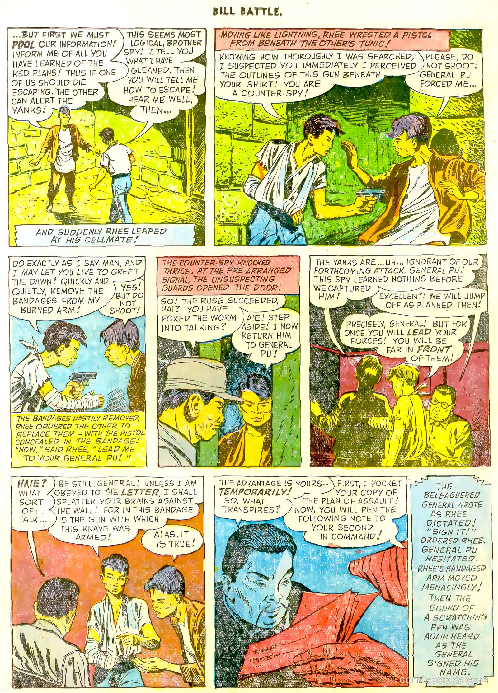 Bill Battle, the One Man Army #3 (1953) — page 14 of 35