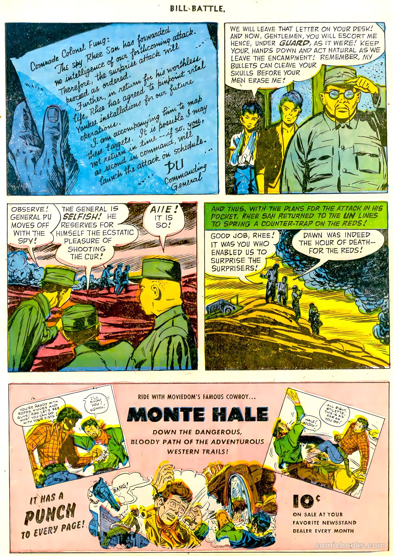 Bill Battle, the One Man Army #3 (1953) — page 15 of 35