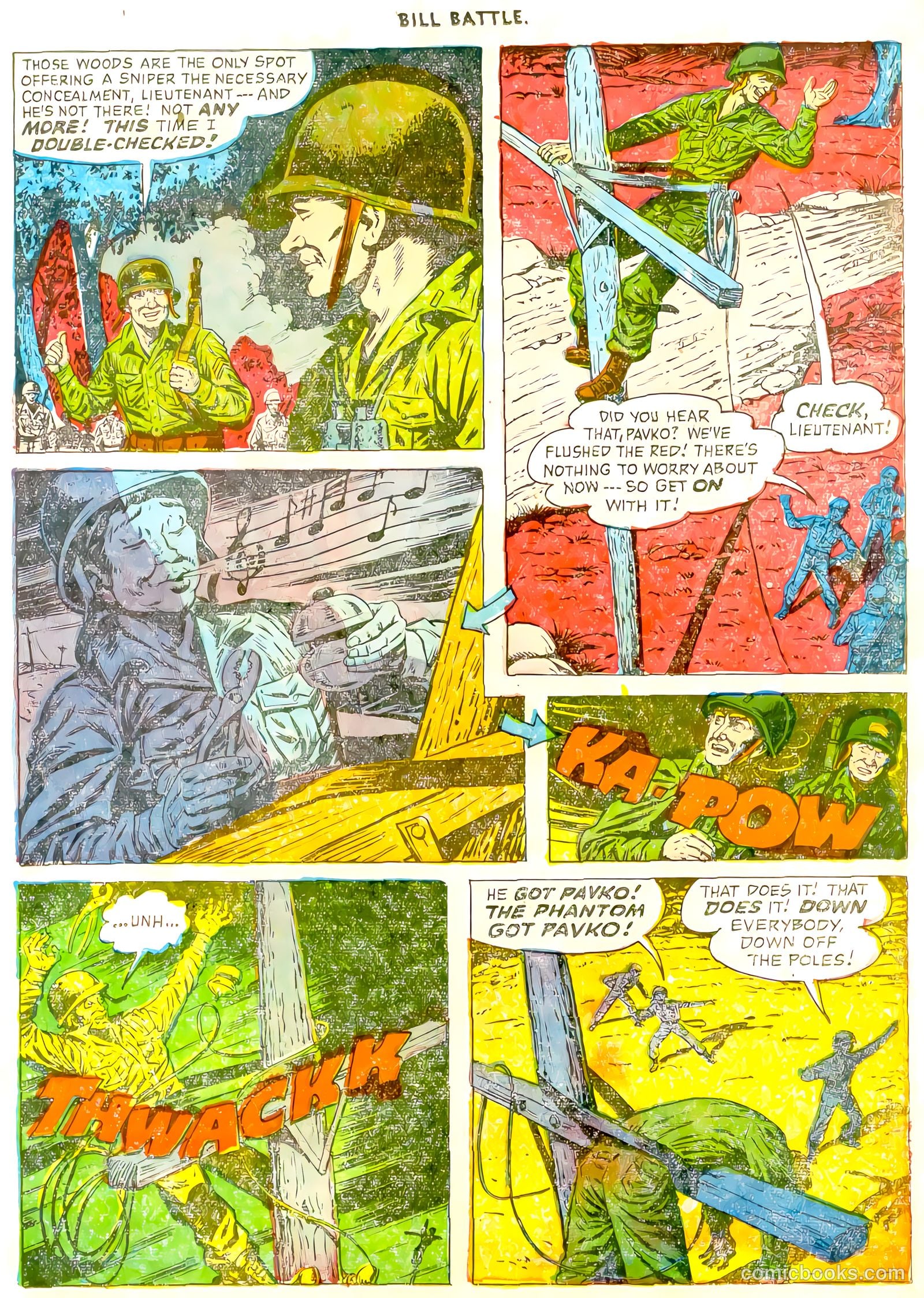 Bill Battle, the One Man Army #3 (1953) — page 18 of 35