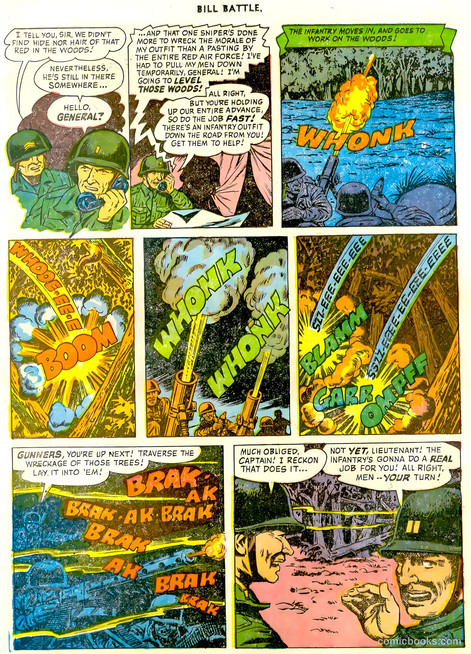 Bill Battle, the One Man Army #3 (1953) — page 19 of 35