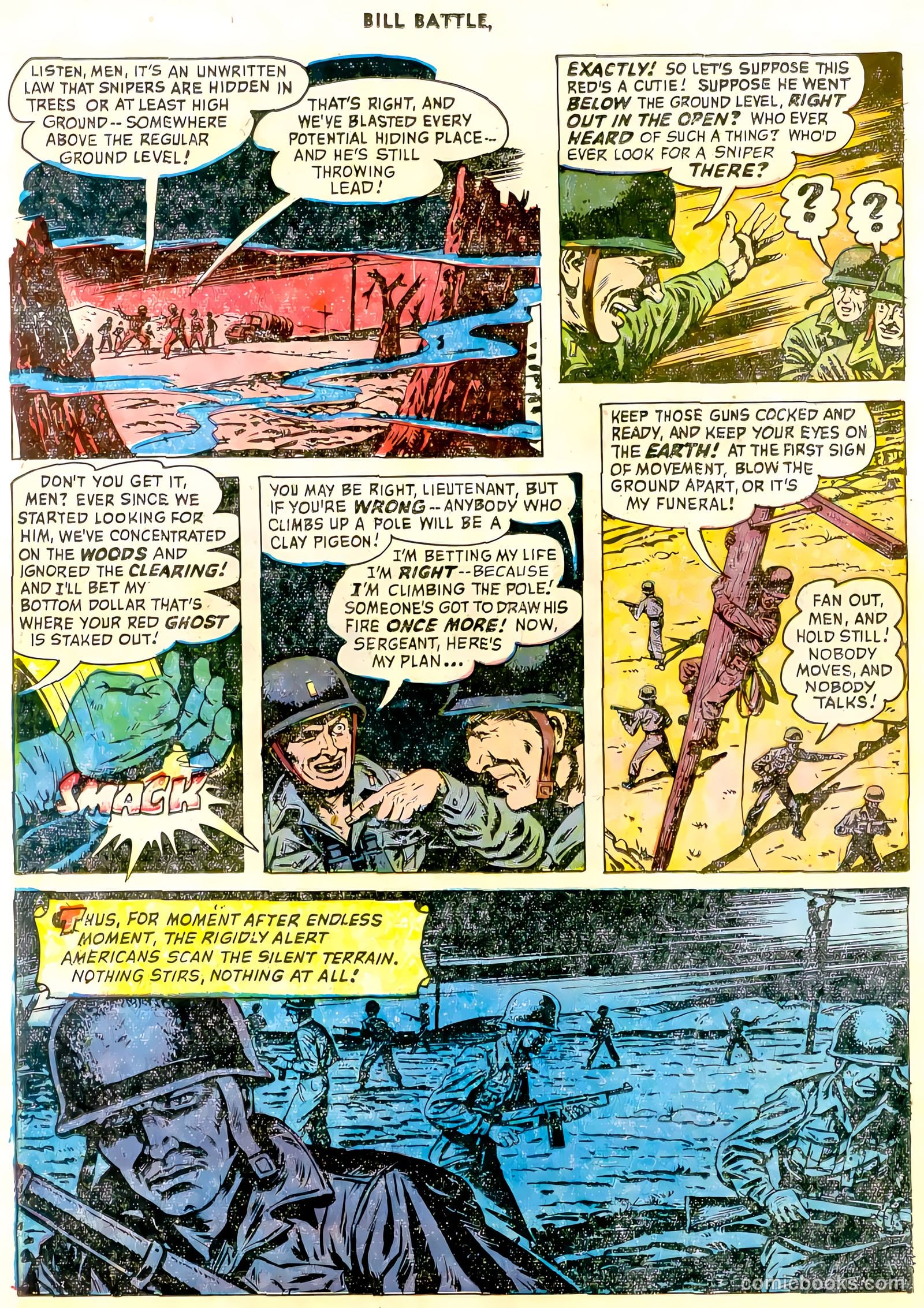 Bill Battle, the One Man Army #3 (1953) — page 21 of 35
