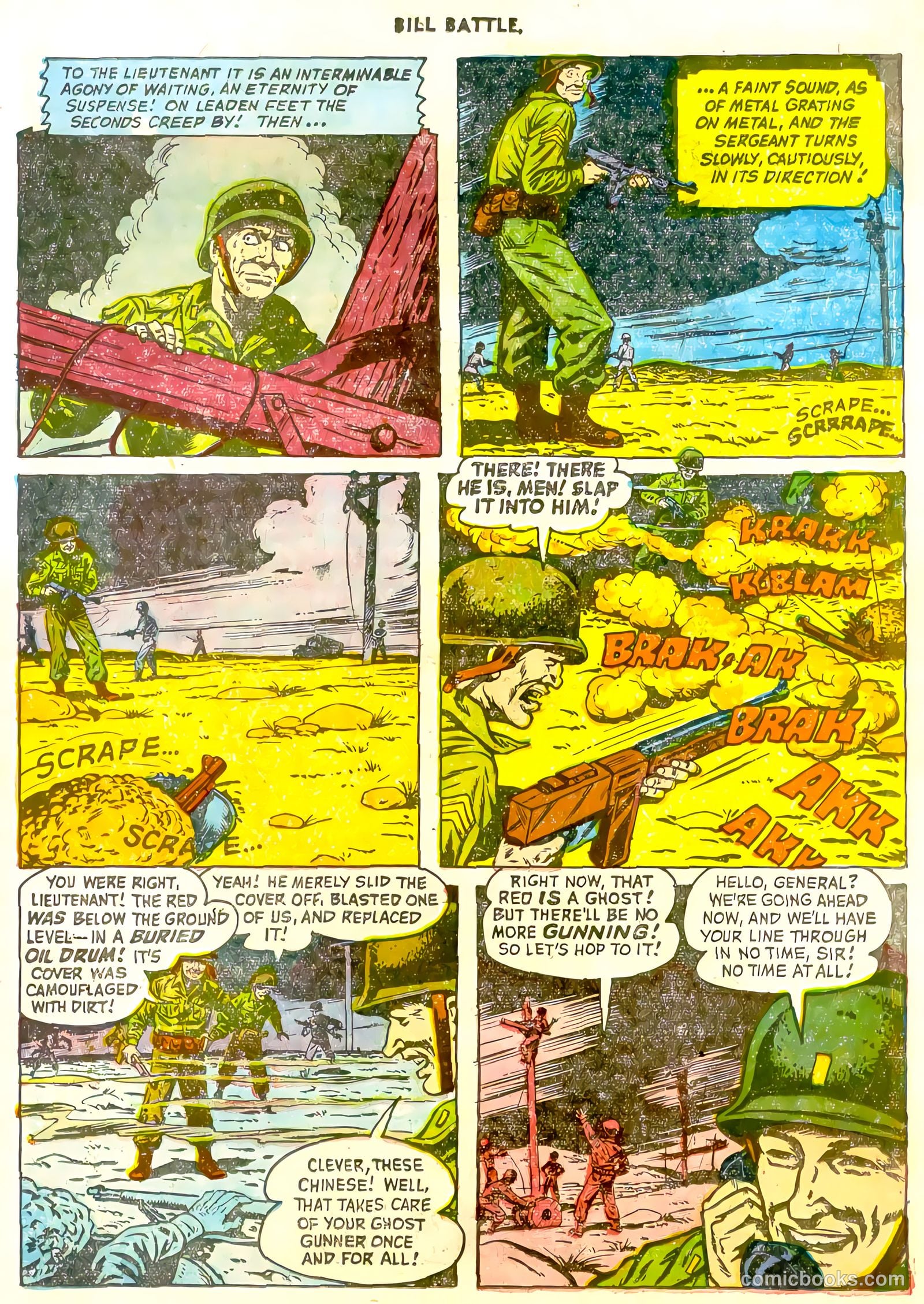 Bill Battle, the One Man Army #3 (1953) — page 22 of 35