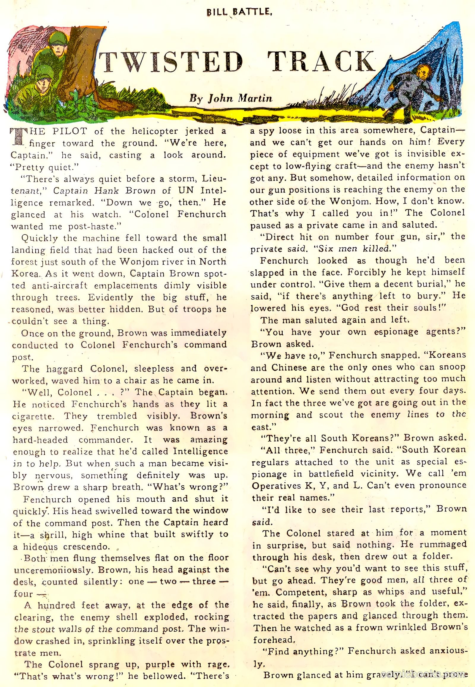 Bill Battle, the One Man Army #3 (1953) — page 23 of 35