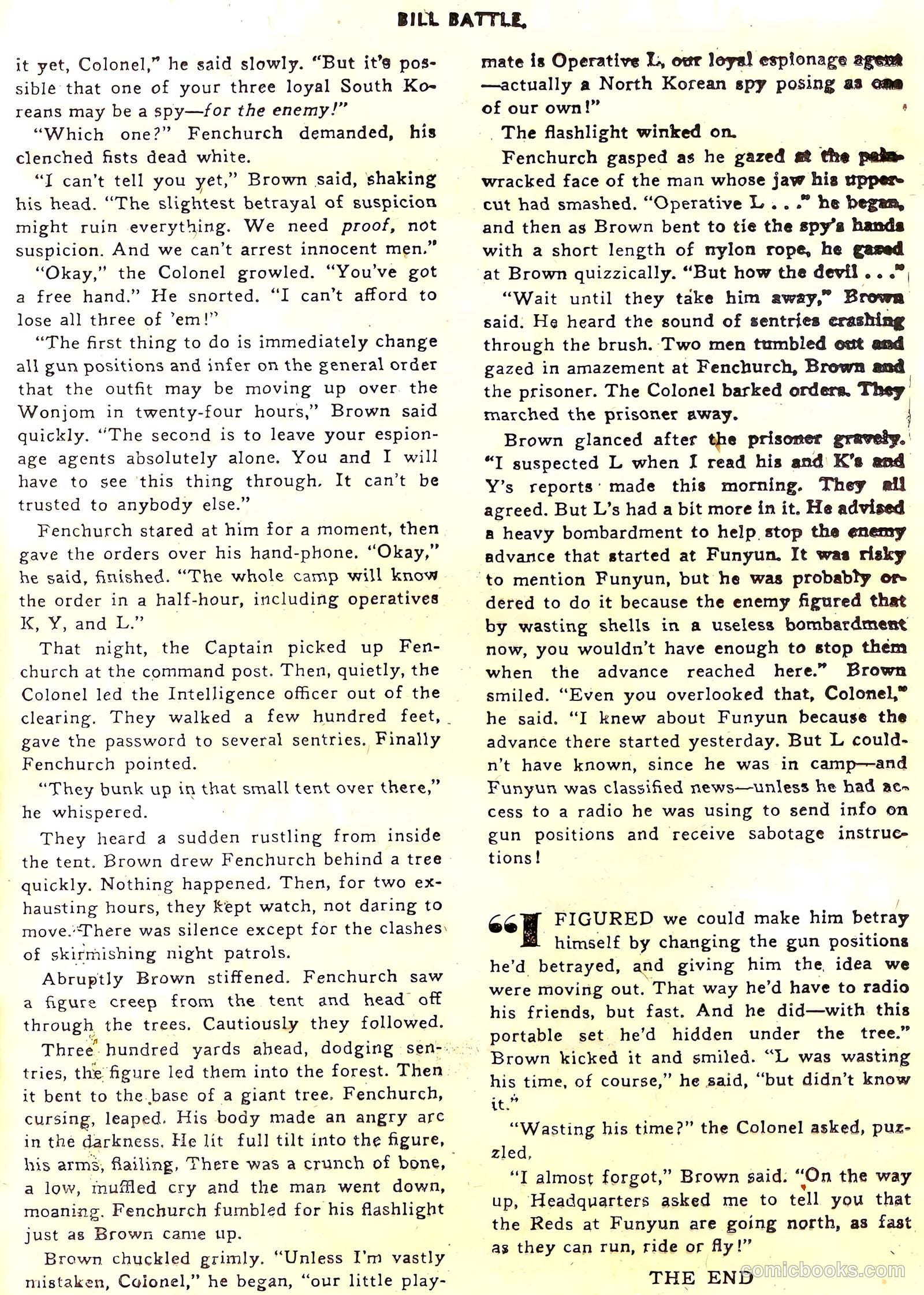 Bill Battle, the One Man Army #3 (1953) — page 24 of 35