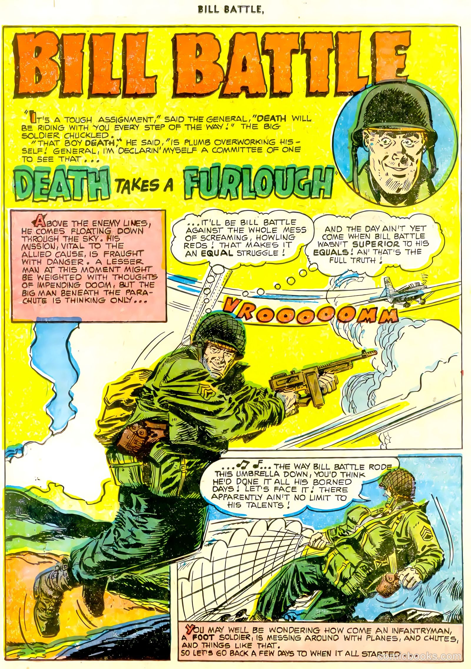 Bill Battle, the One Man Army #3 (1953) — page 25 of 35
