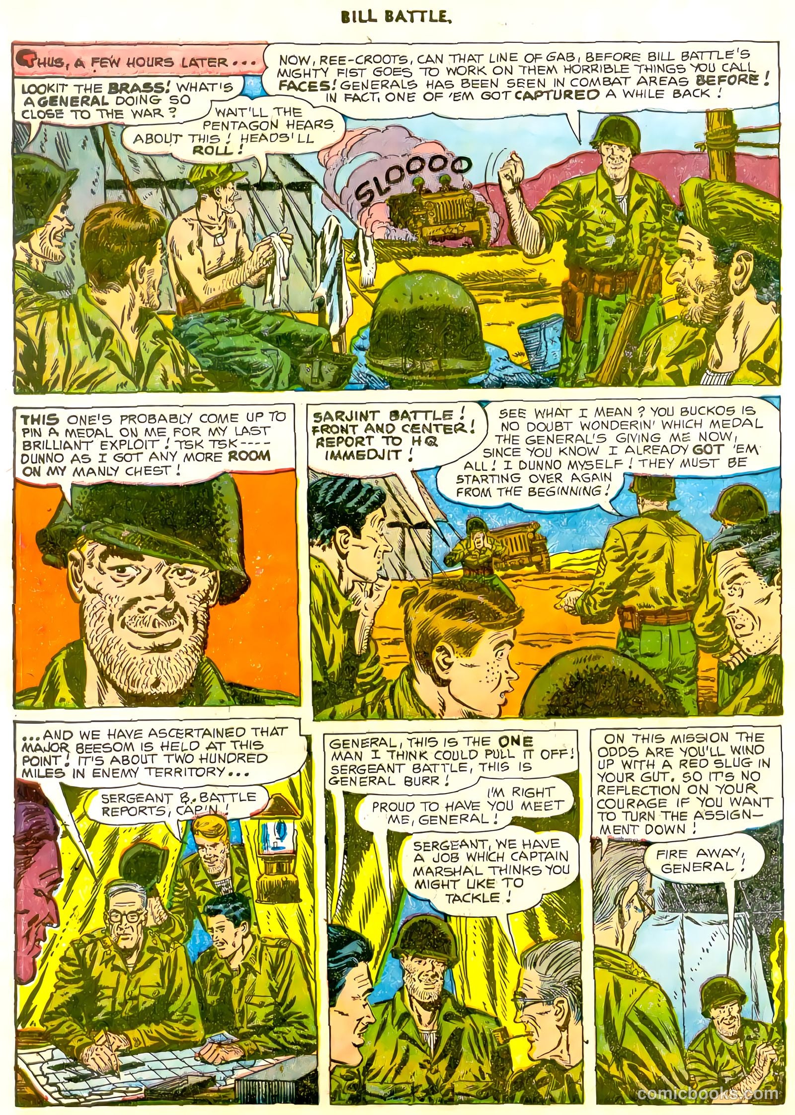 Bill Battle, the One Man Army #3 (1953) — page 27 of 35