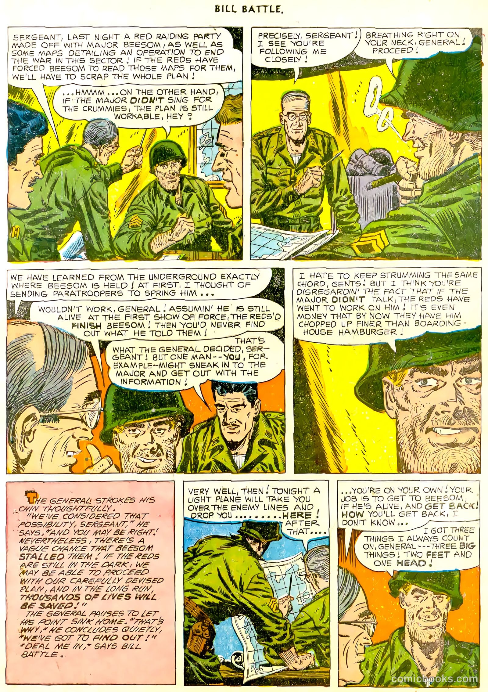 Bill Battle, the One Man Army #3 (1953) — page 28 of 35