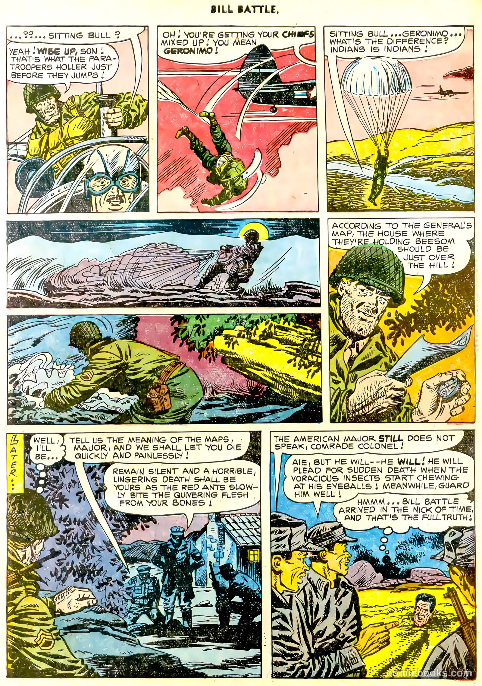 Bill Battle, the One Man Army #3 (1953) — page 30 of 35