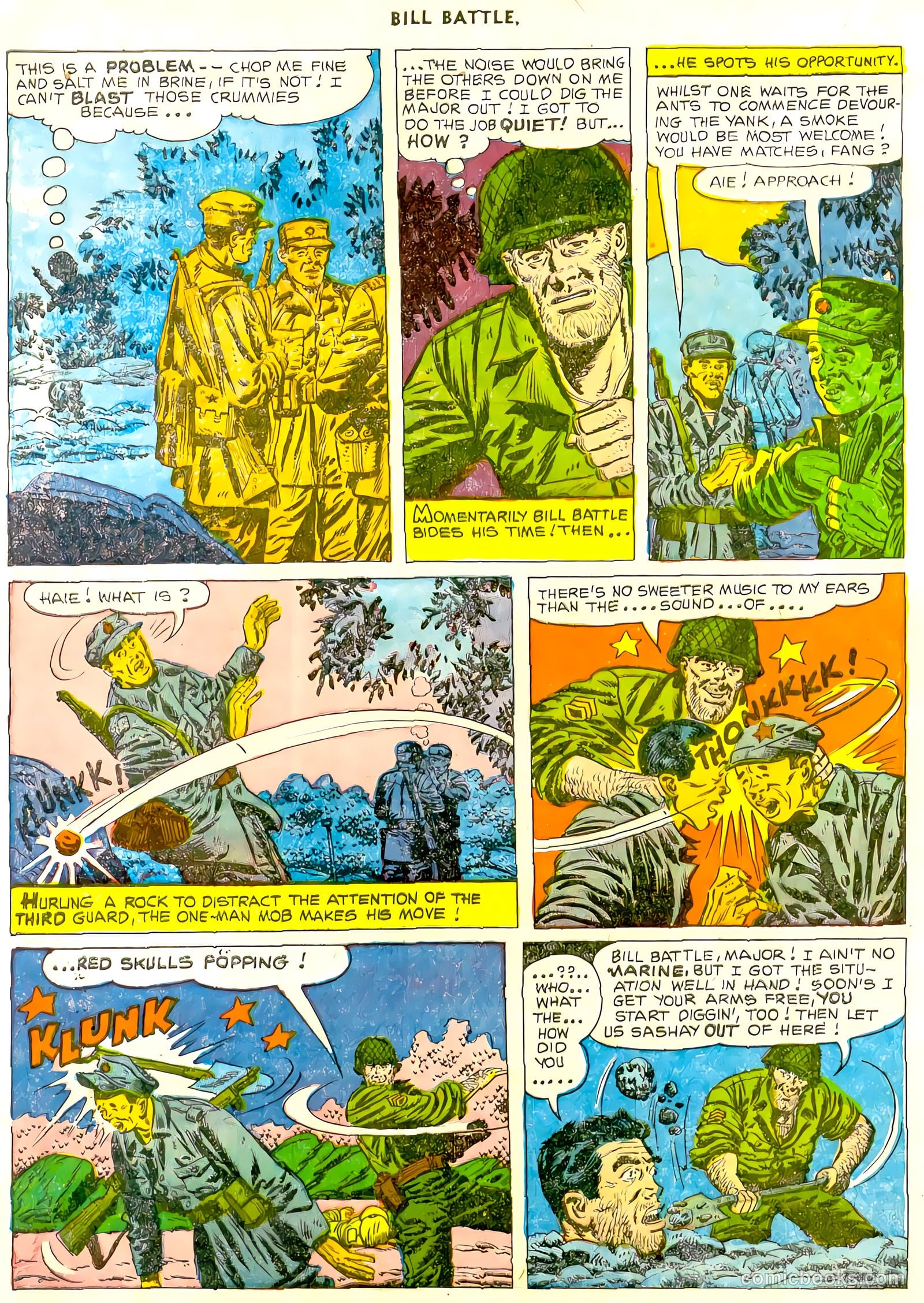Bill Battle, the One Man Army #3 (1953) — page 31 of 35