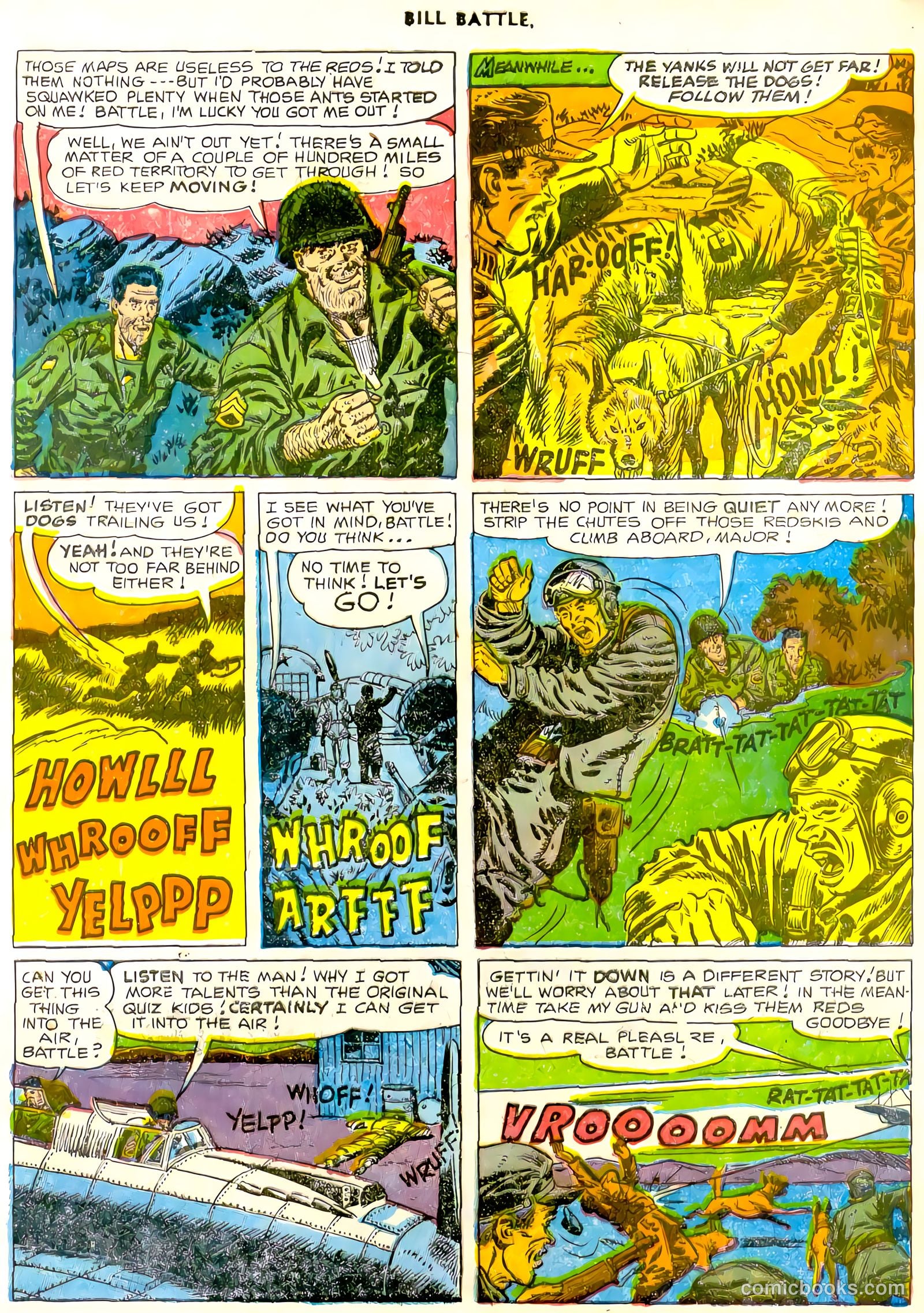 Bill Battle, the One Man Army #3 (1953) — page 32 of 35