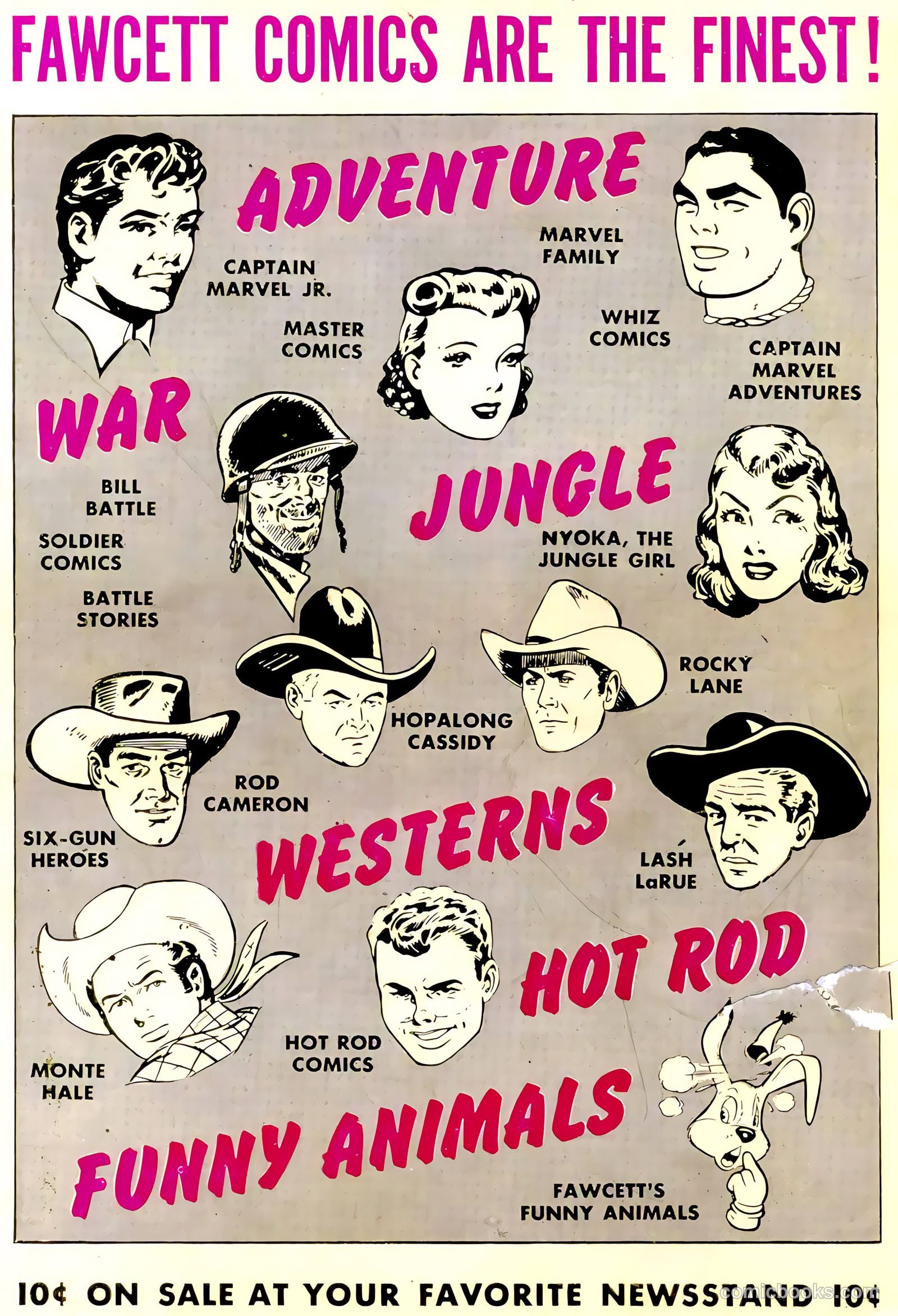 Bill Battle, the One Man Army #3 (1953) — page 35 of 35