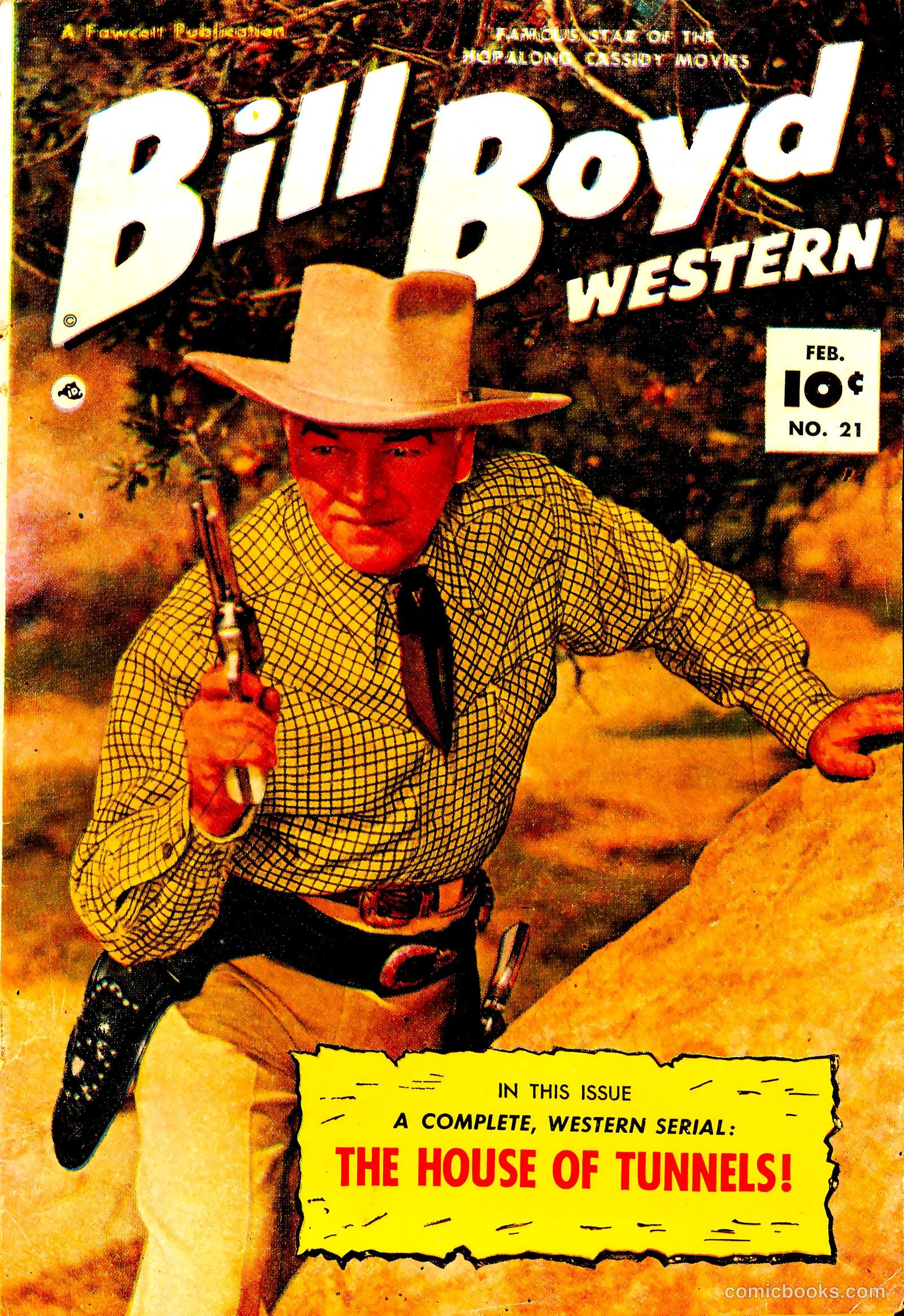 Bill Boyd Western #21 cover