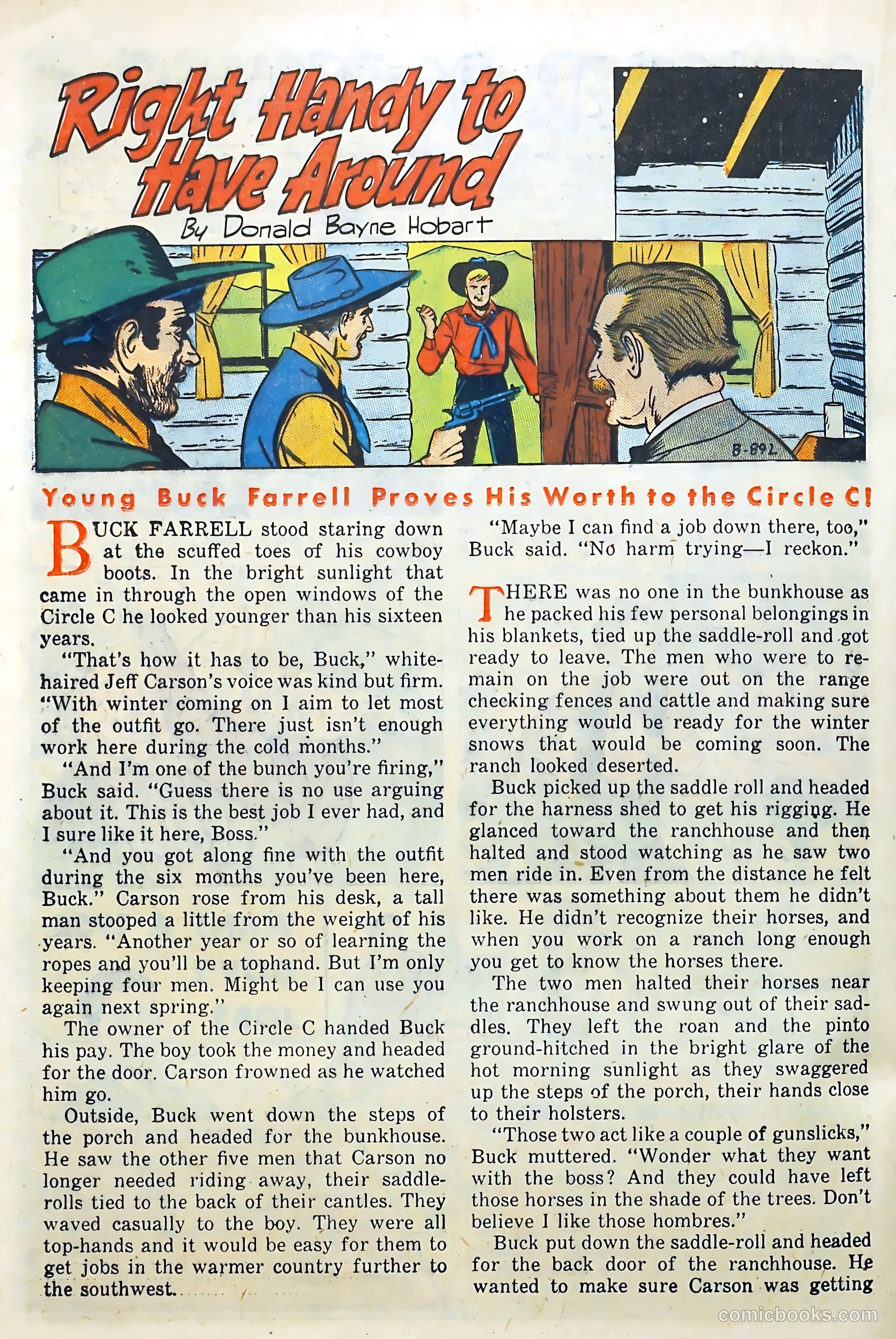 Bill West #10 (1952) — page 20 of 36