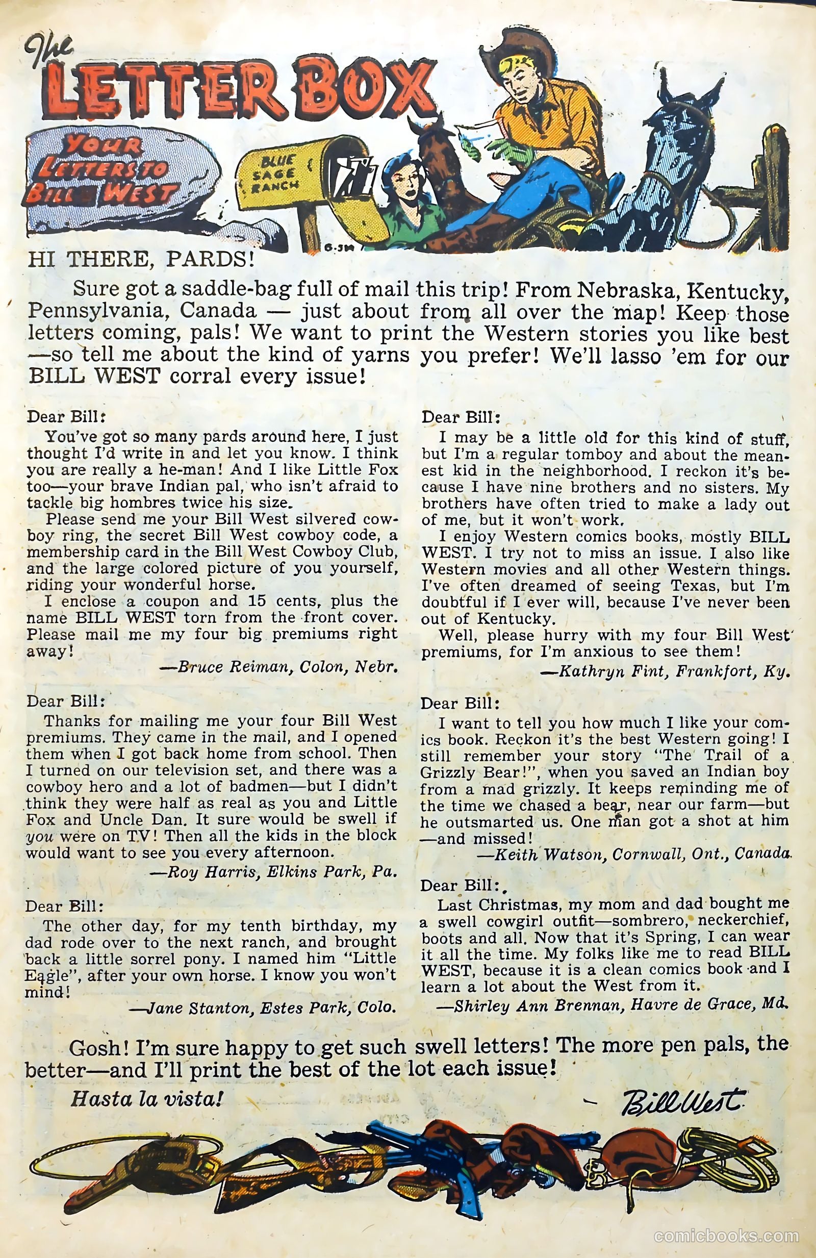 Bill West #10 (1952) — page 34 of 36