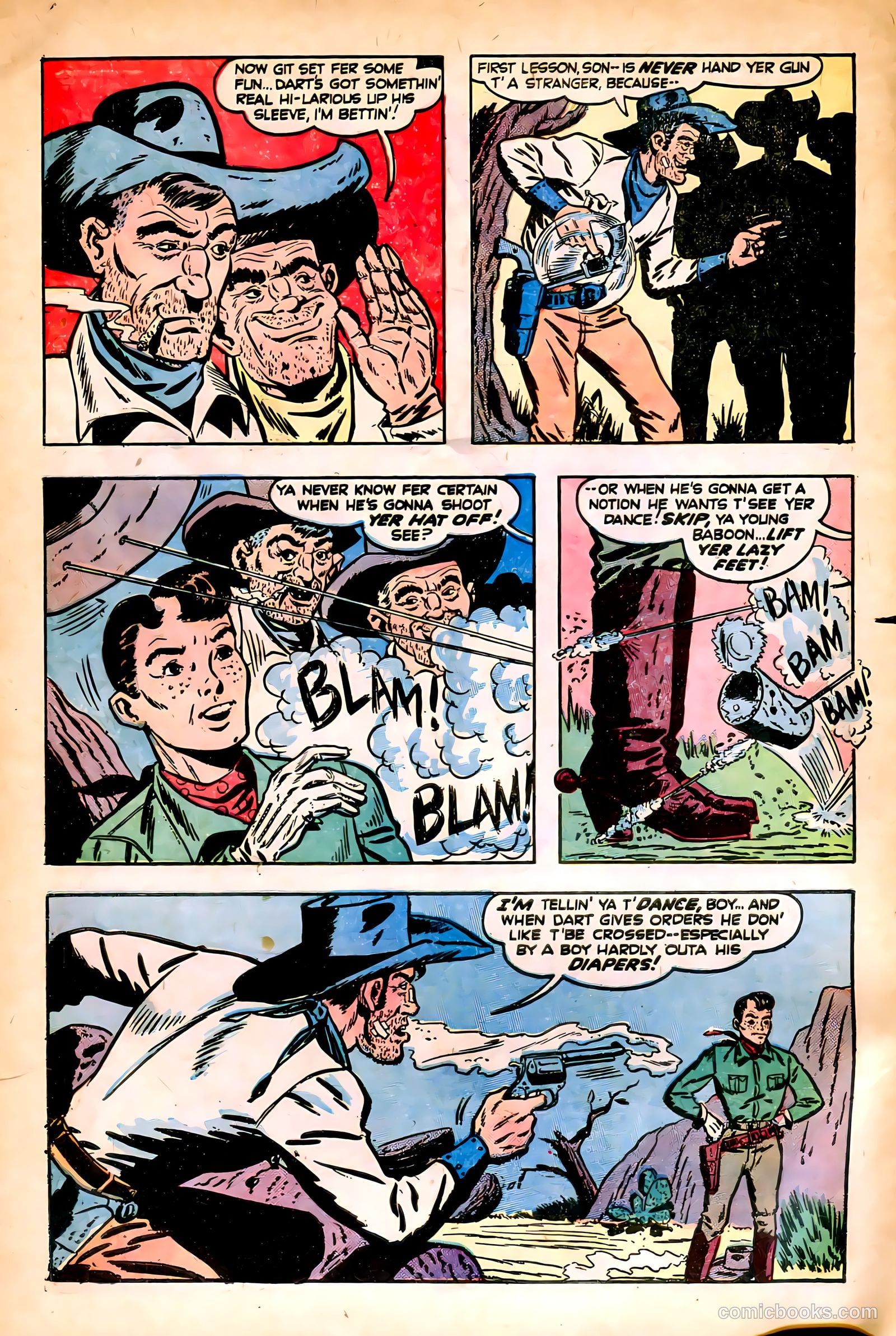 Billy the Kid #1 (1950) — page 4 of 36