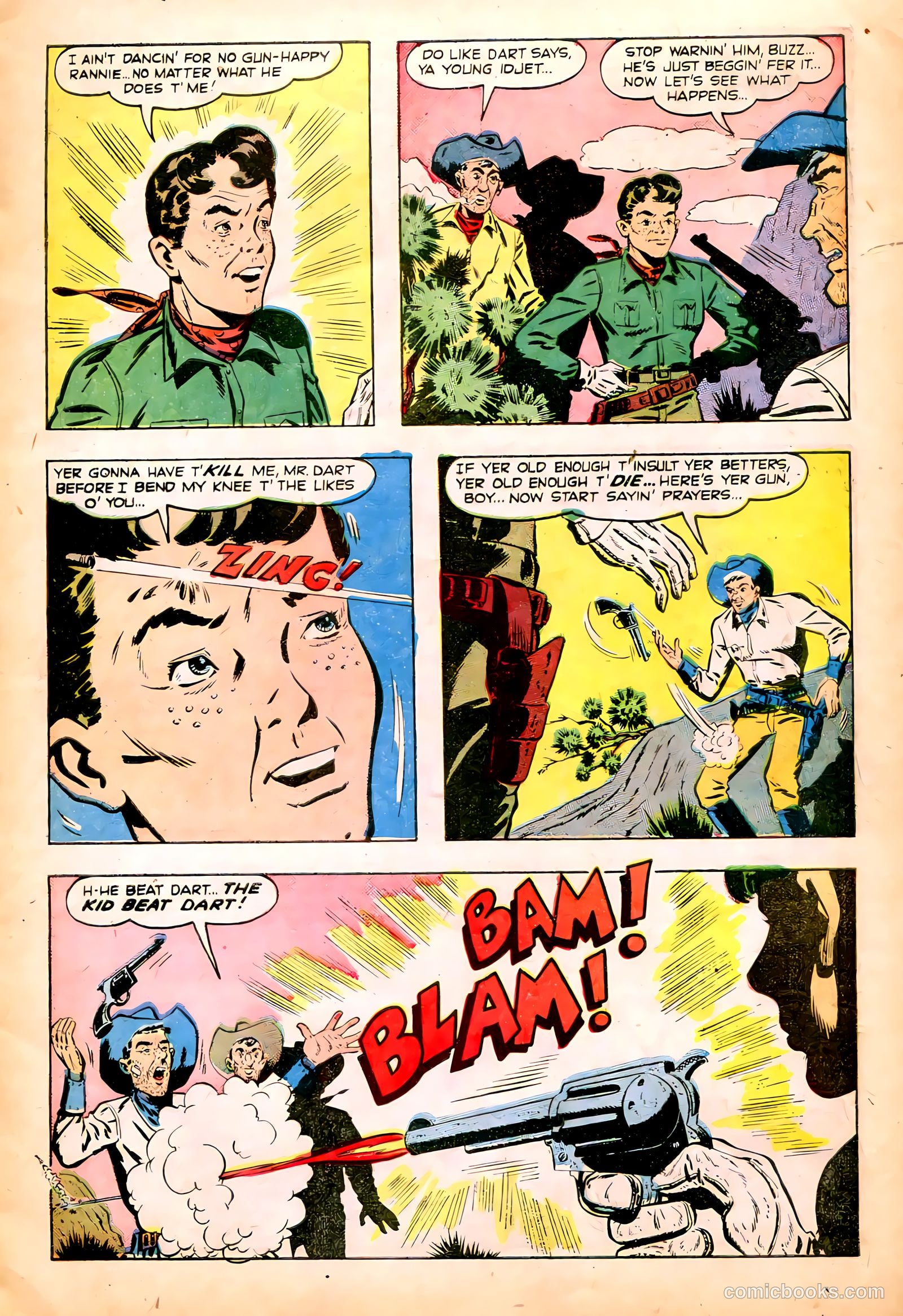 Billy the Kid #1 (1950) — page 5 of 36