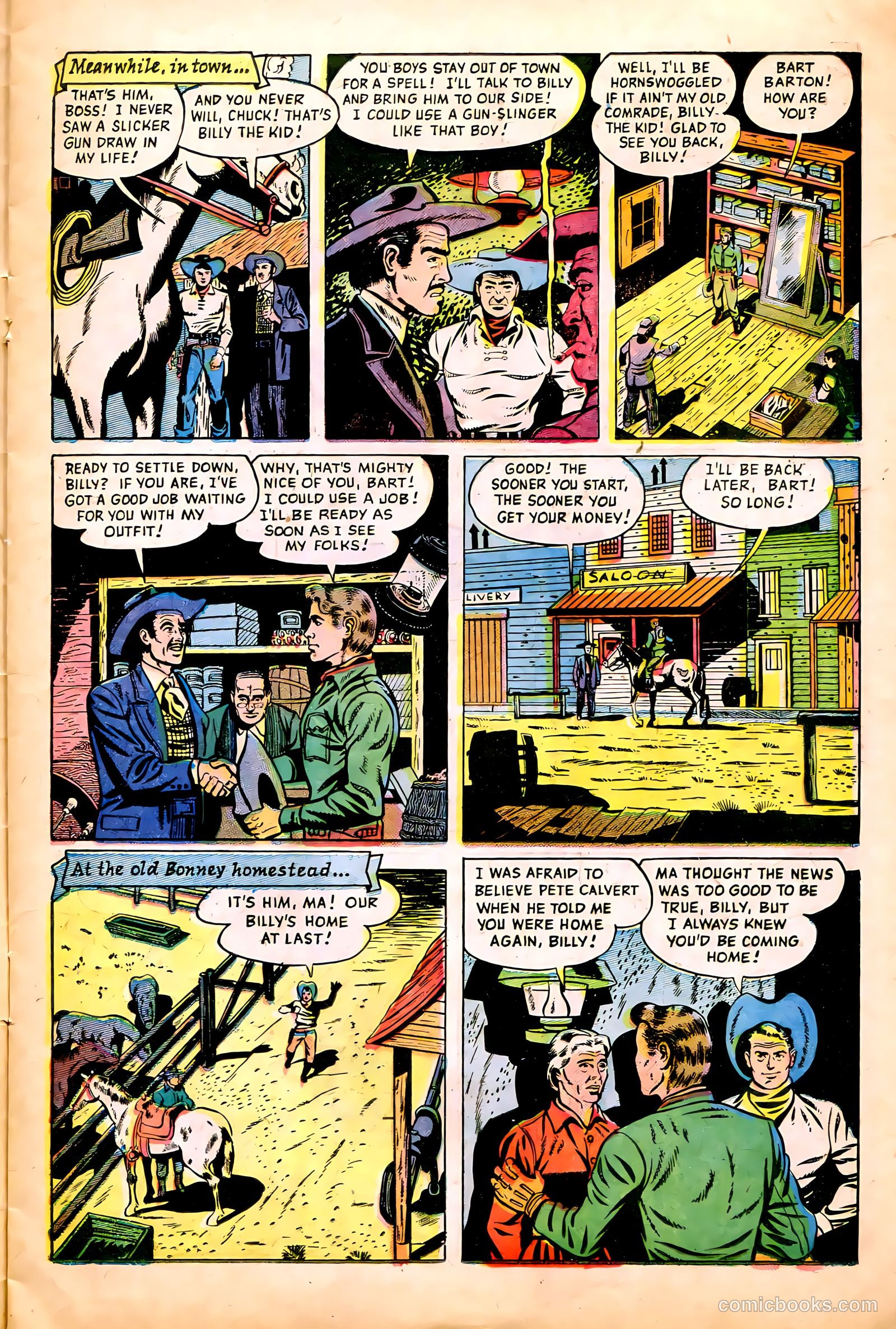 Billy the Kid #1 (1950) — page 11 of 36