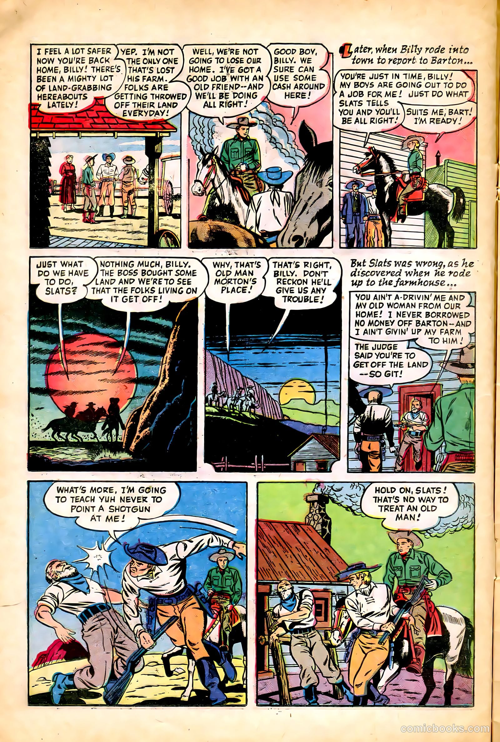 Billy the Kid #1 (1950) — page 12 of 36