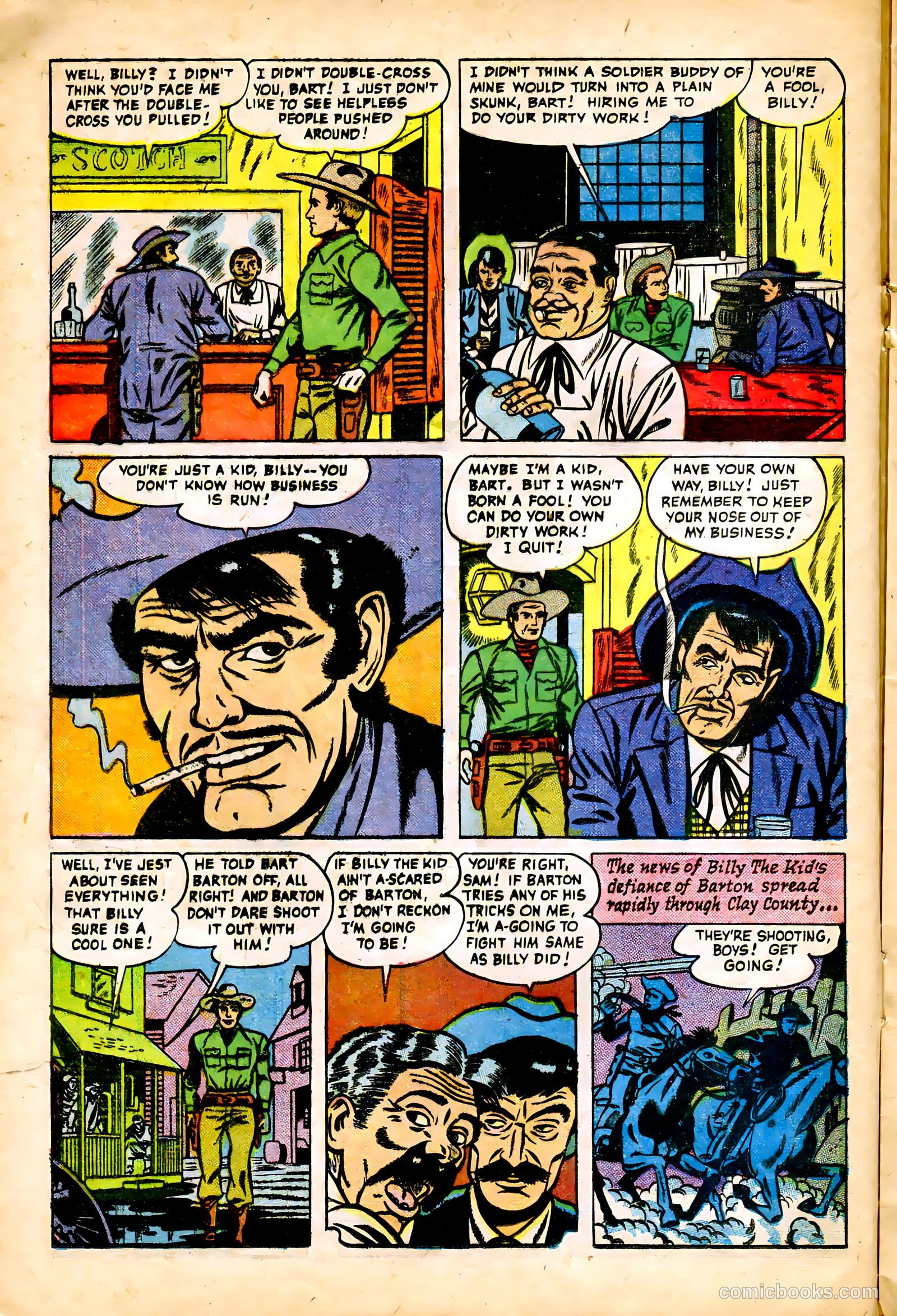 Billy the Kid #1 (1950) — page 14 of 36