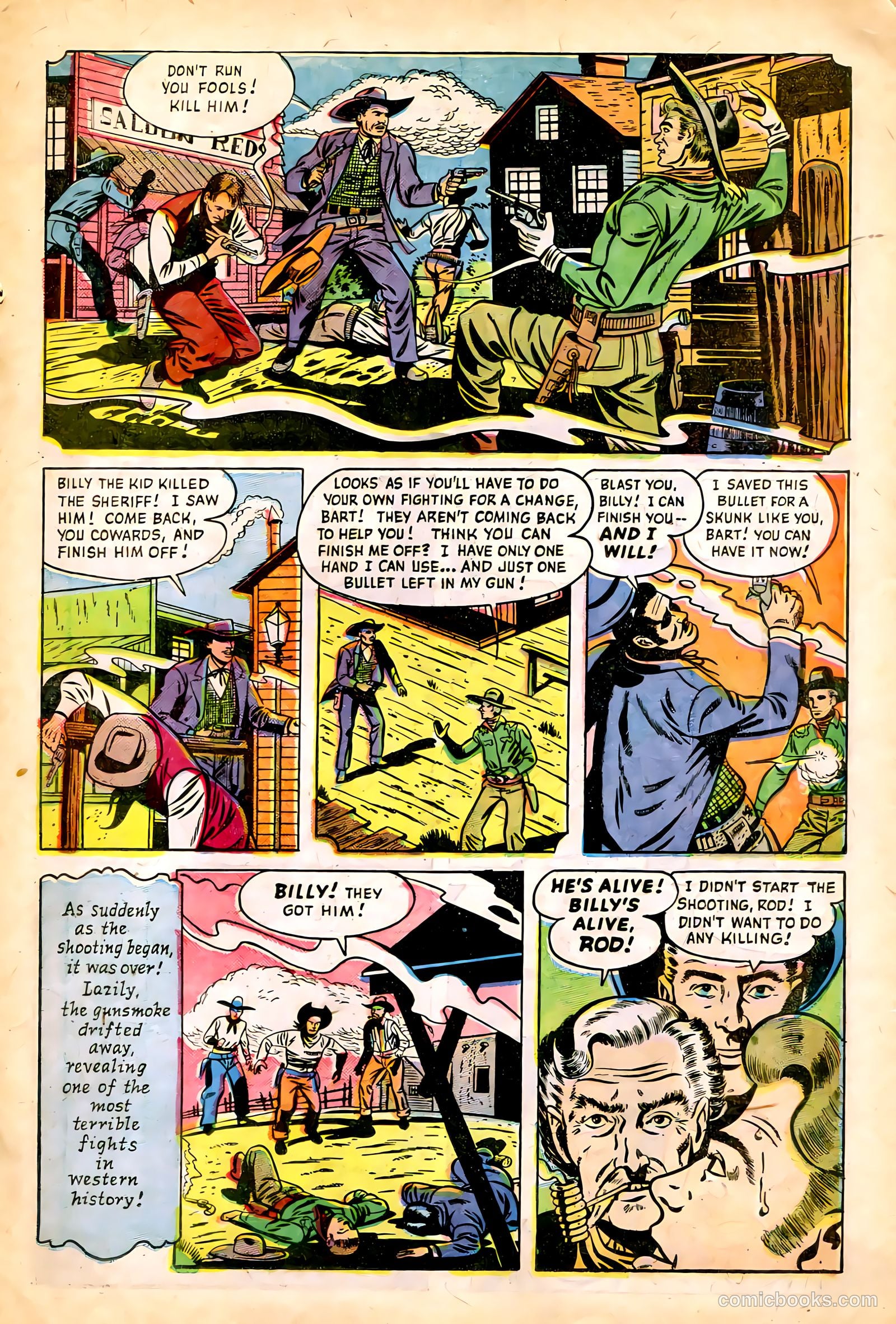 Billy the Kid #1 (1950) — page 19 of 36