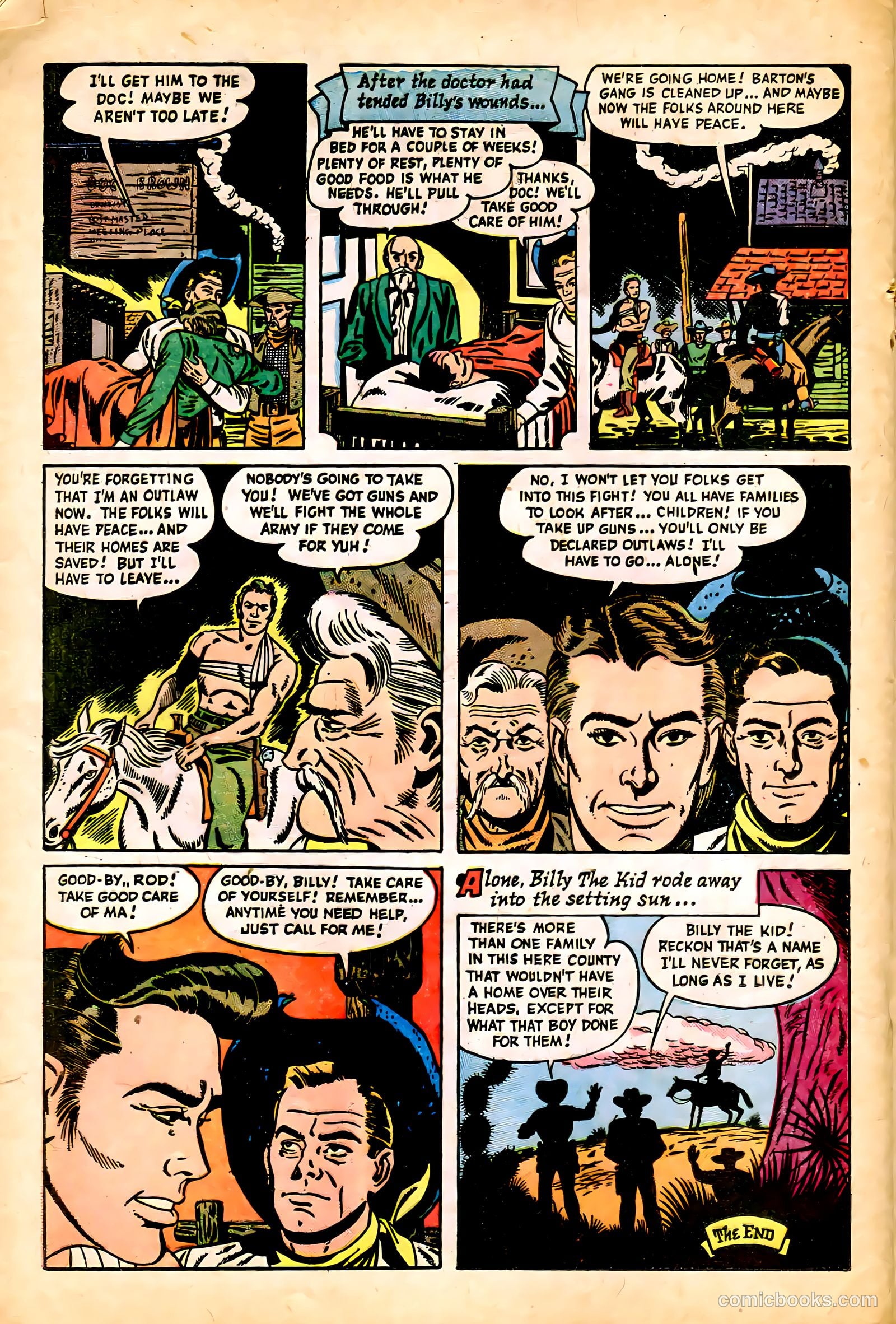 Billy the Kid #1 (1950) — page 20 of 36