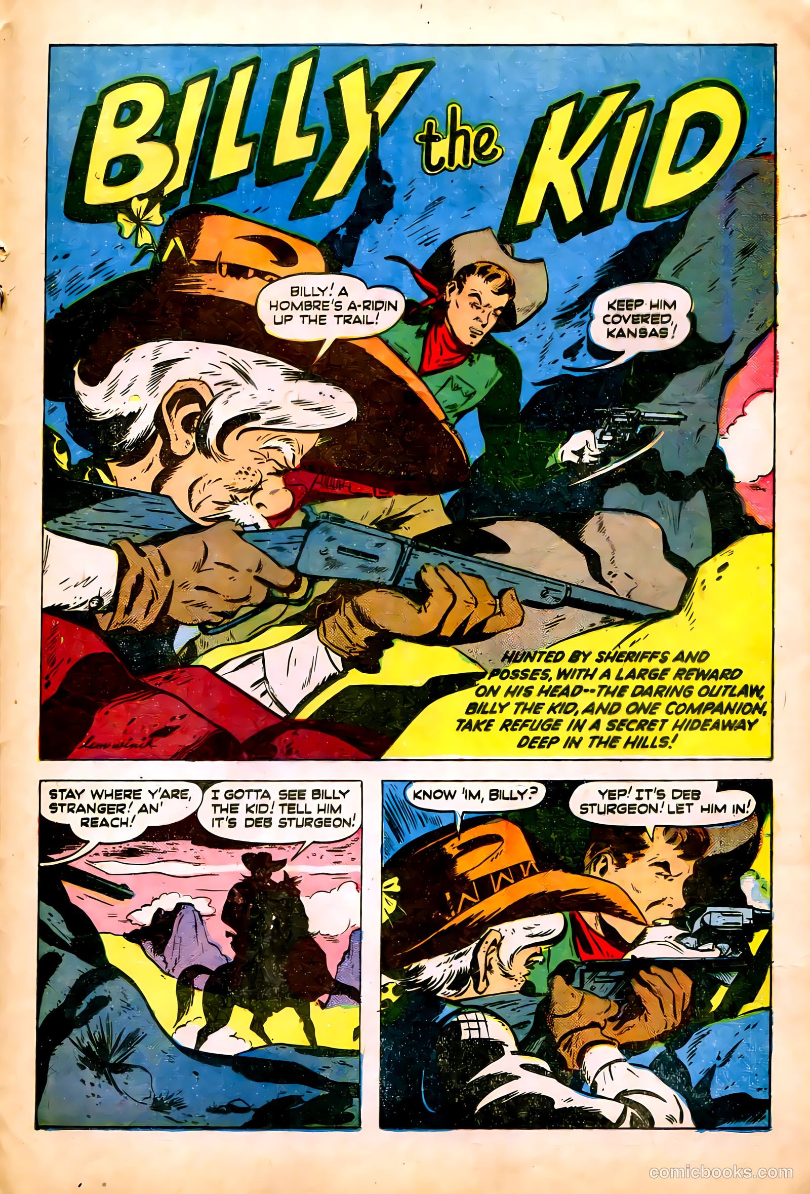 Billy the Kid #1 (1950) — page 23 of 36
