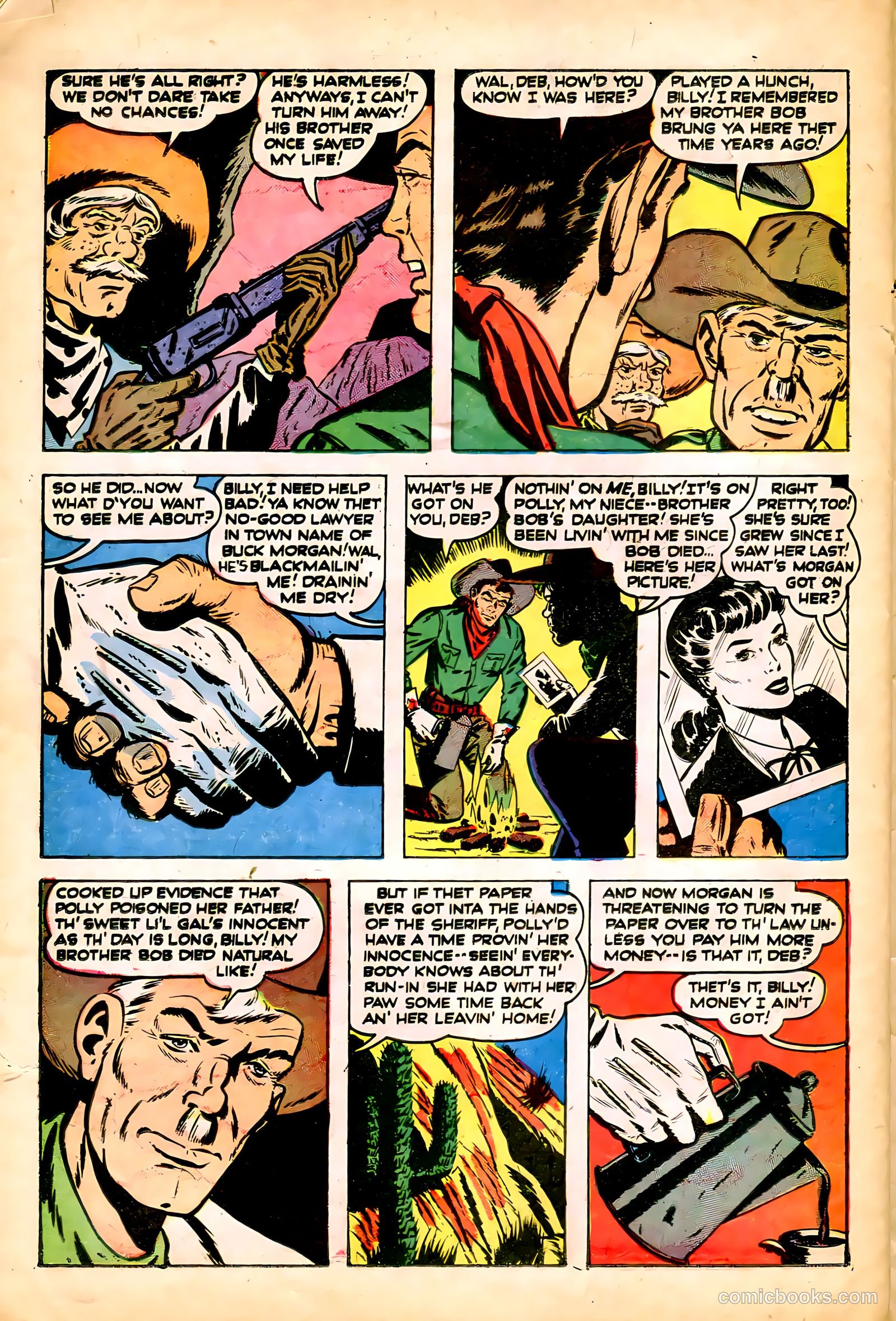 Billy the Kid #1 (1950) — page 24 of 36