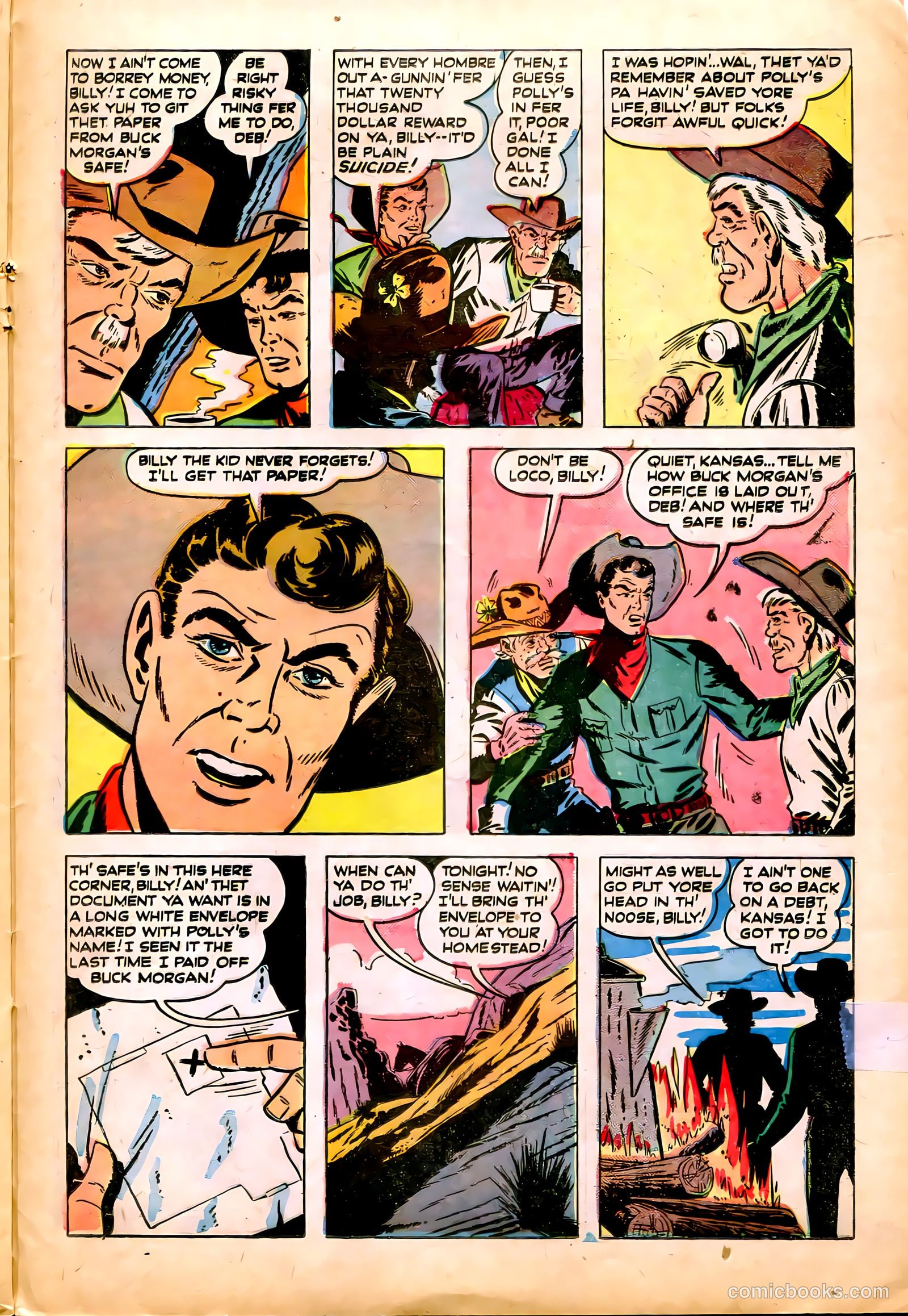 Billy the Kid #1 (1950) — page 25 of 36