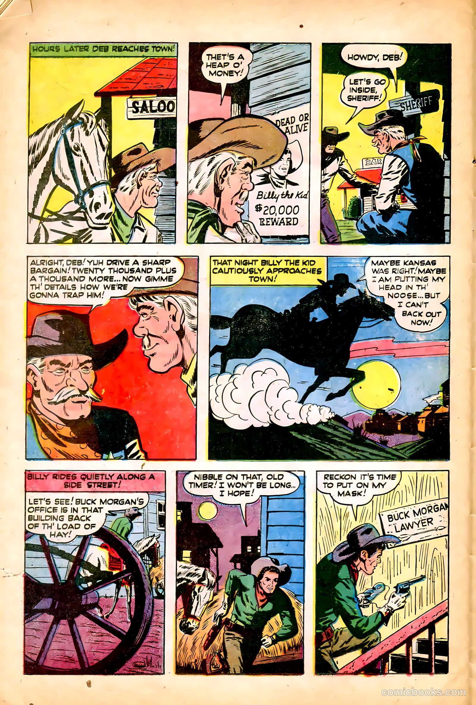 Billy the Kid #1 (1950) — page 26 of 36