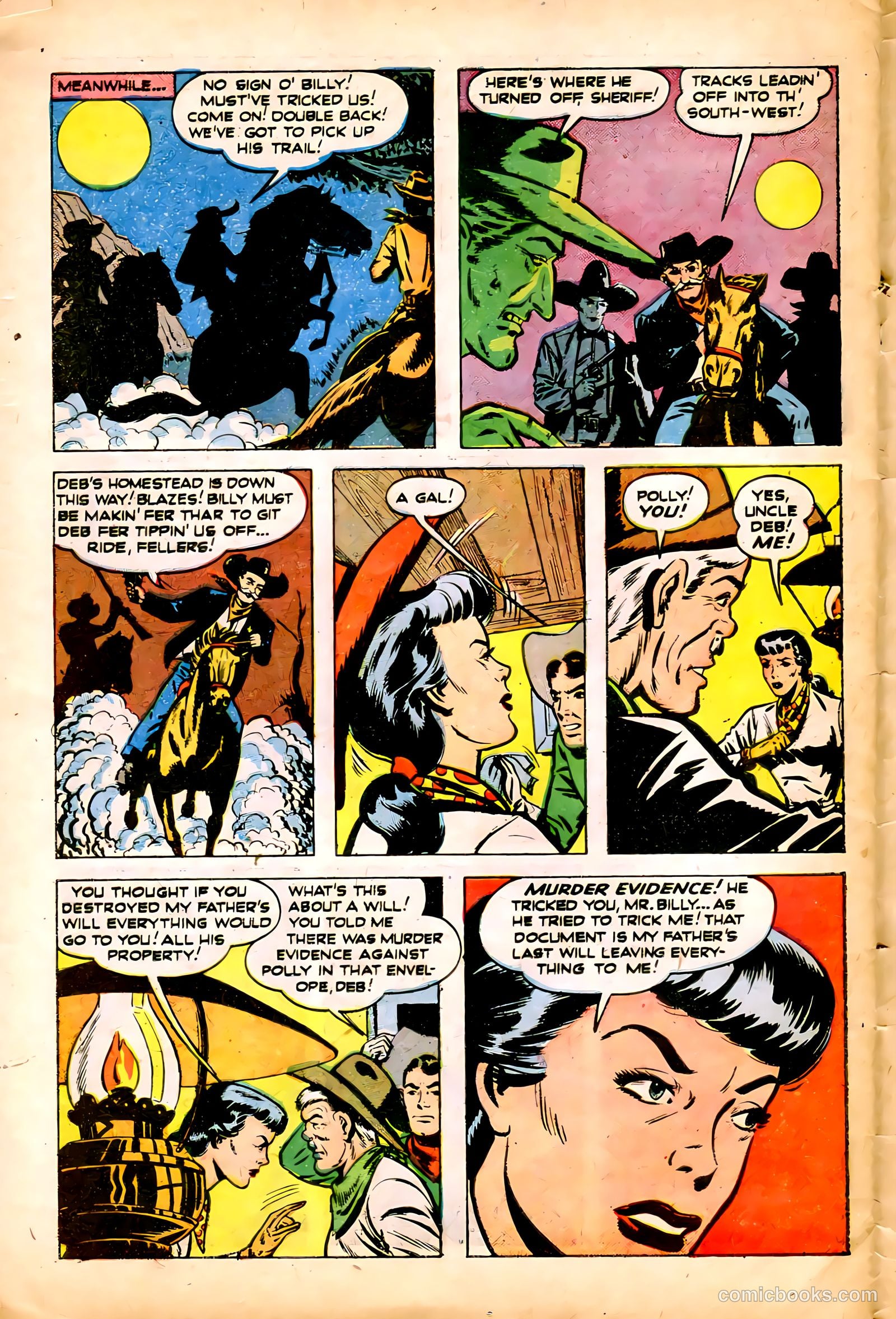 Billy the Kid #1 (1950) — page 32 of 36