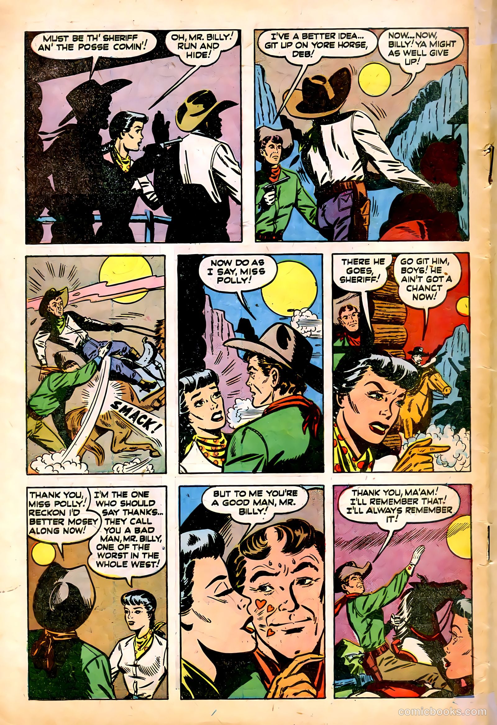 Billy the Kid #1 (1950) — page 34 of 36