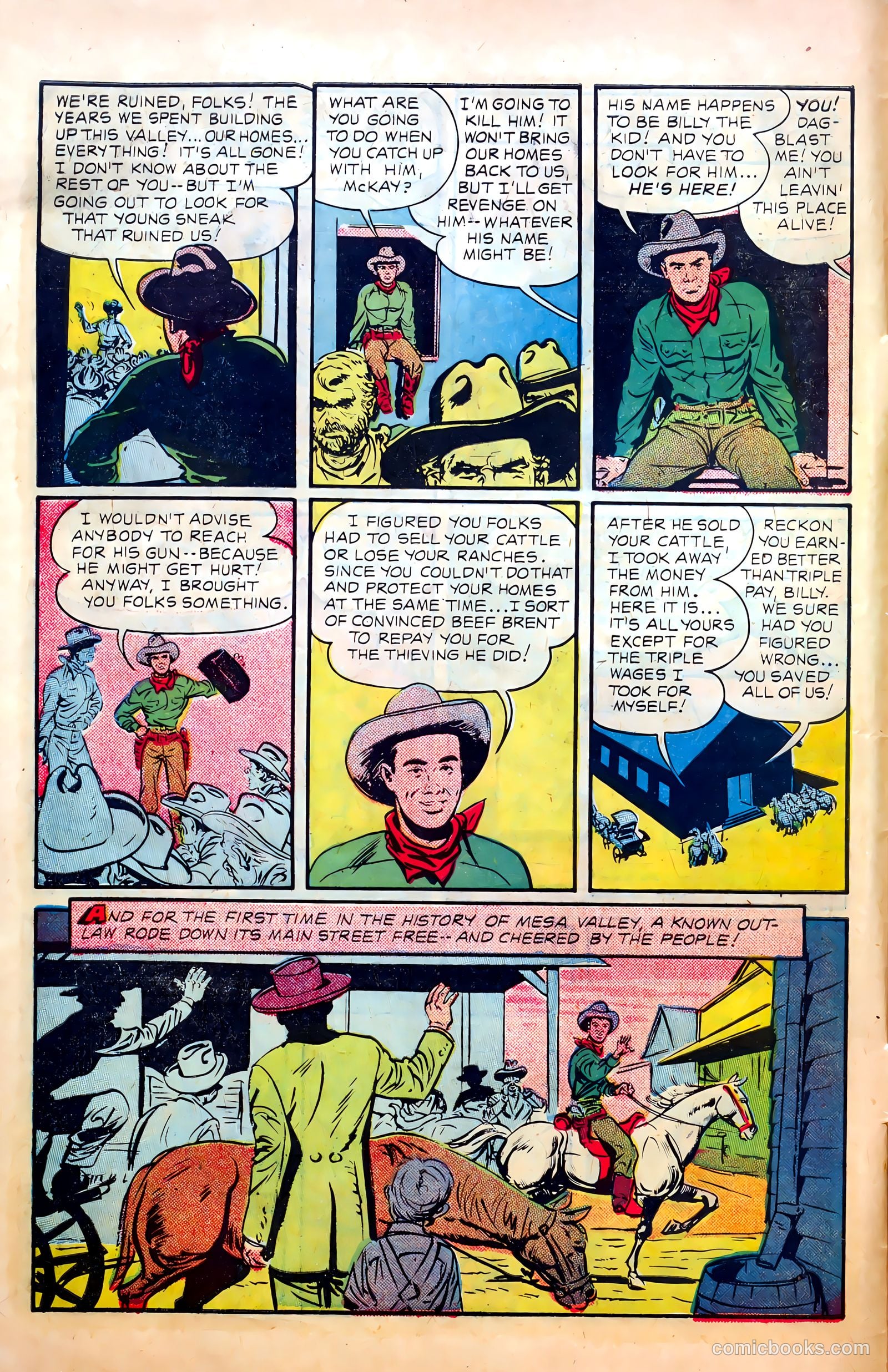 Billy the Kid #2 (1950) — page 10 of 36