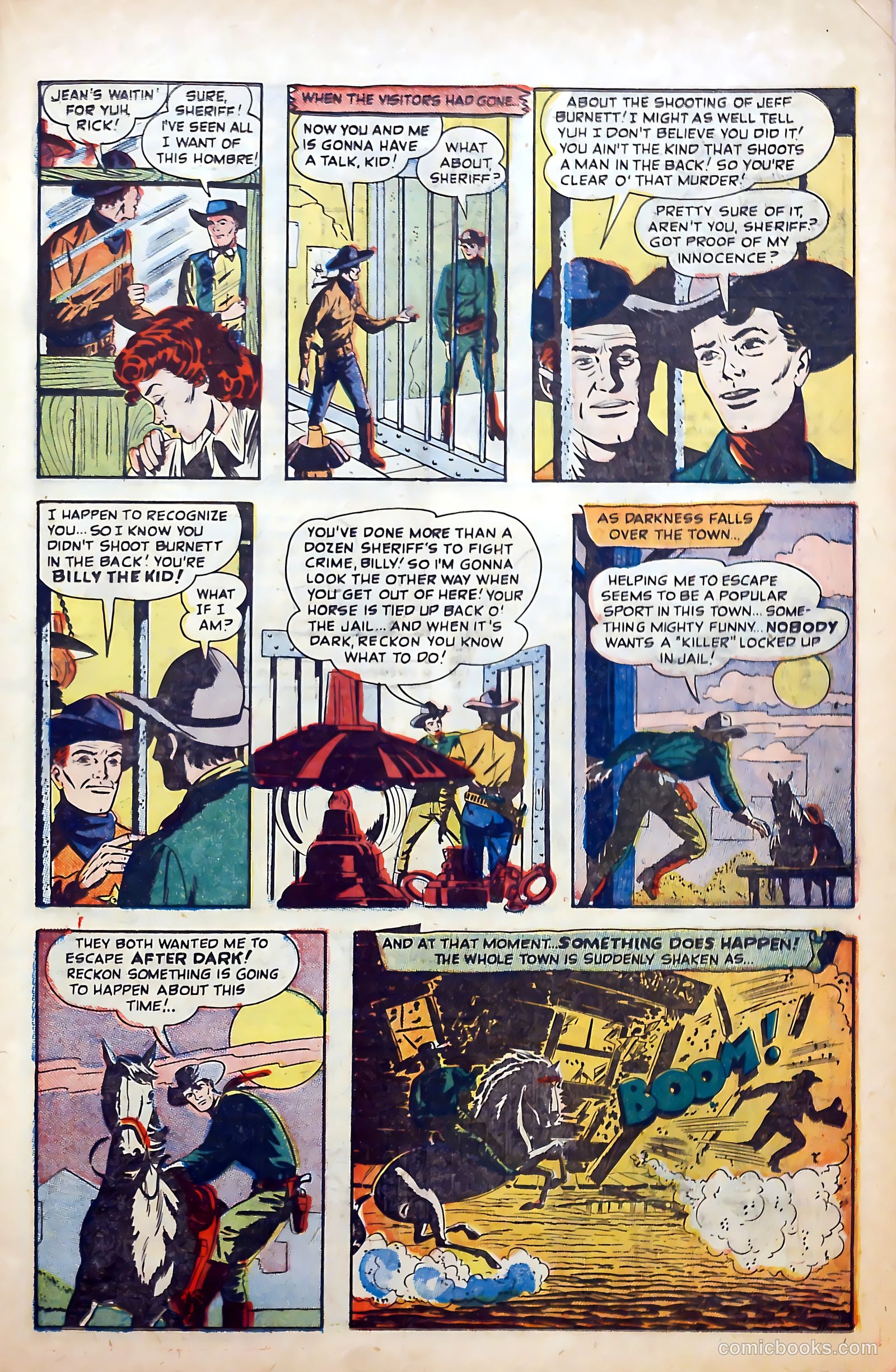 Billy the Kid #5 (1951) — page 21 of 36