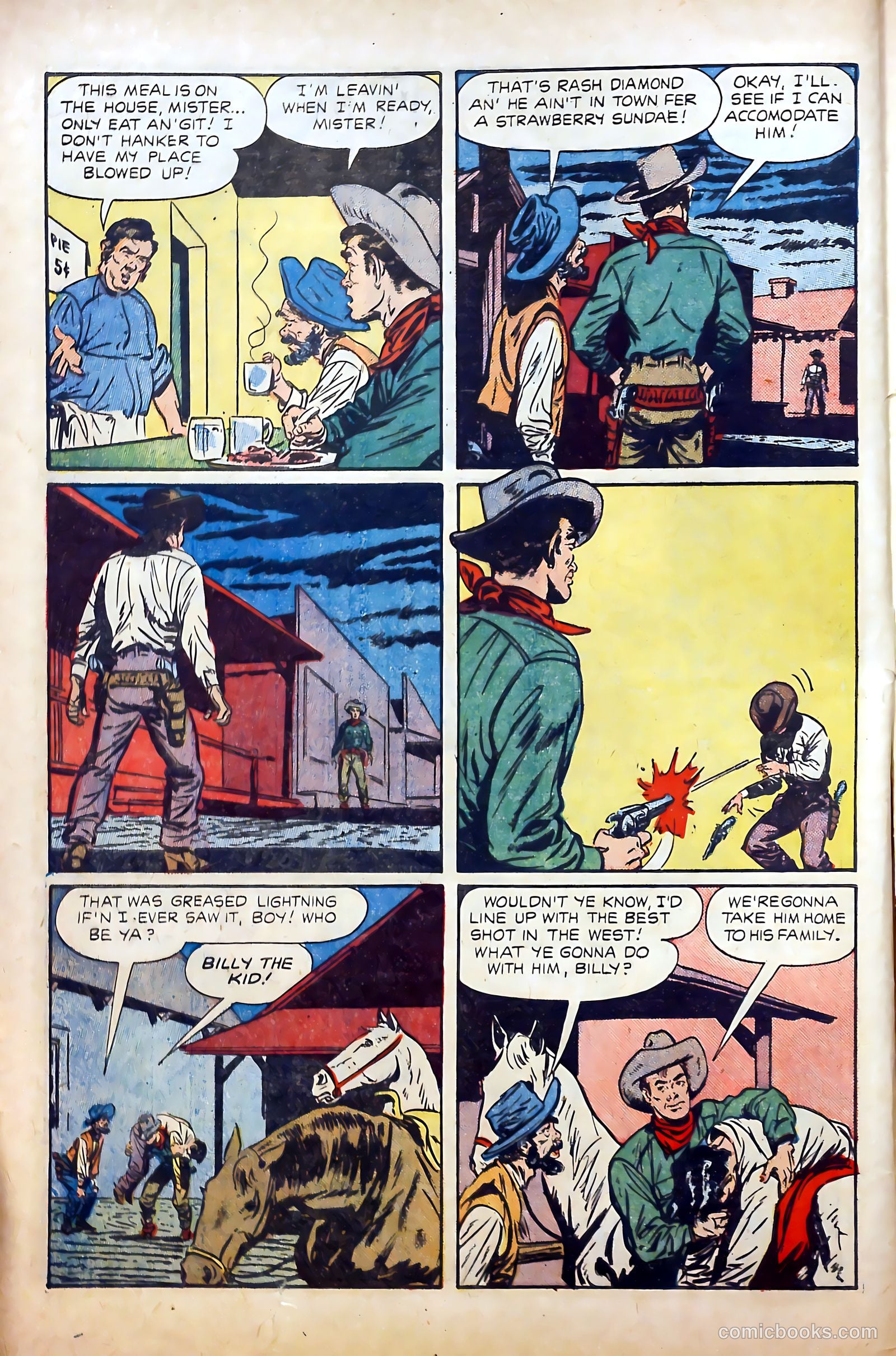 Billy the Kid #6 (1951) — page 6 of 36