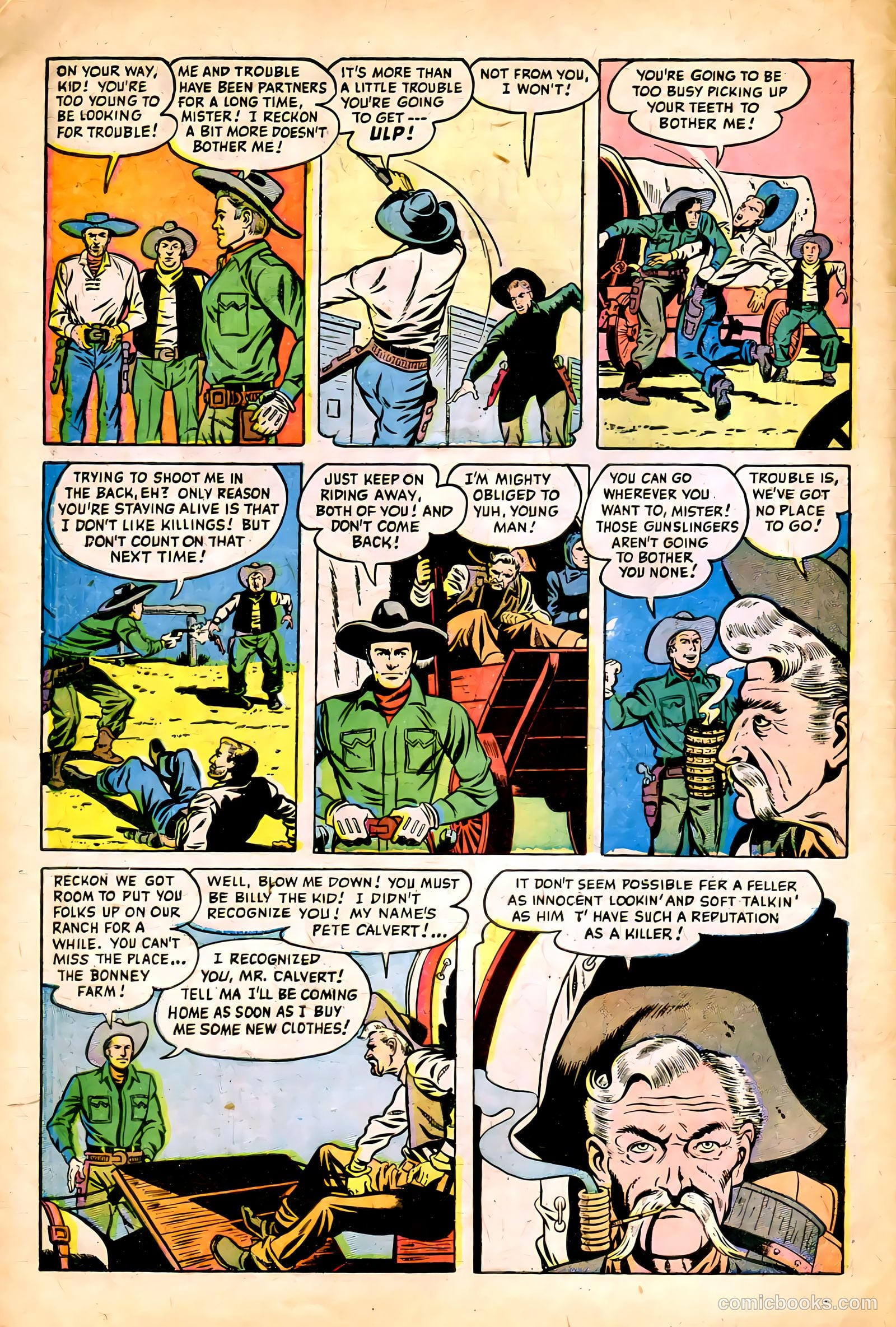 Billy the Kid Adventure Magazine #1 (1950) — page 10 of 36