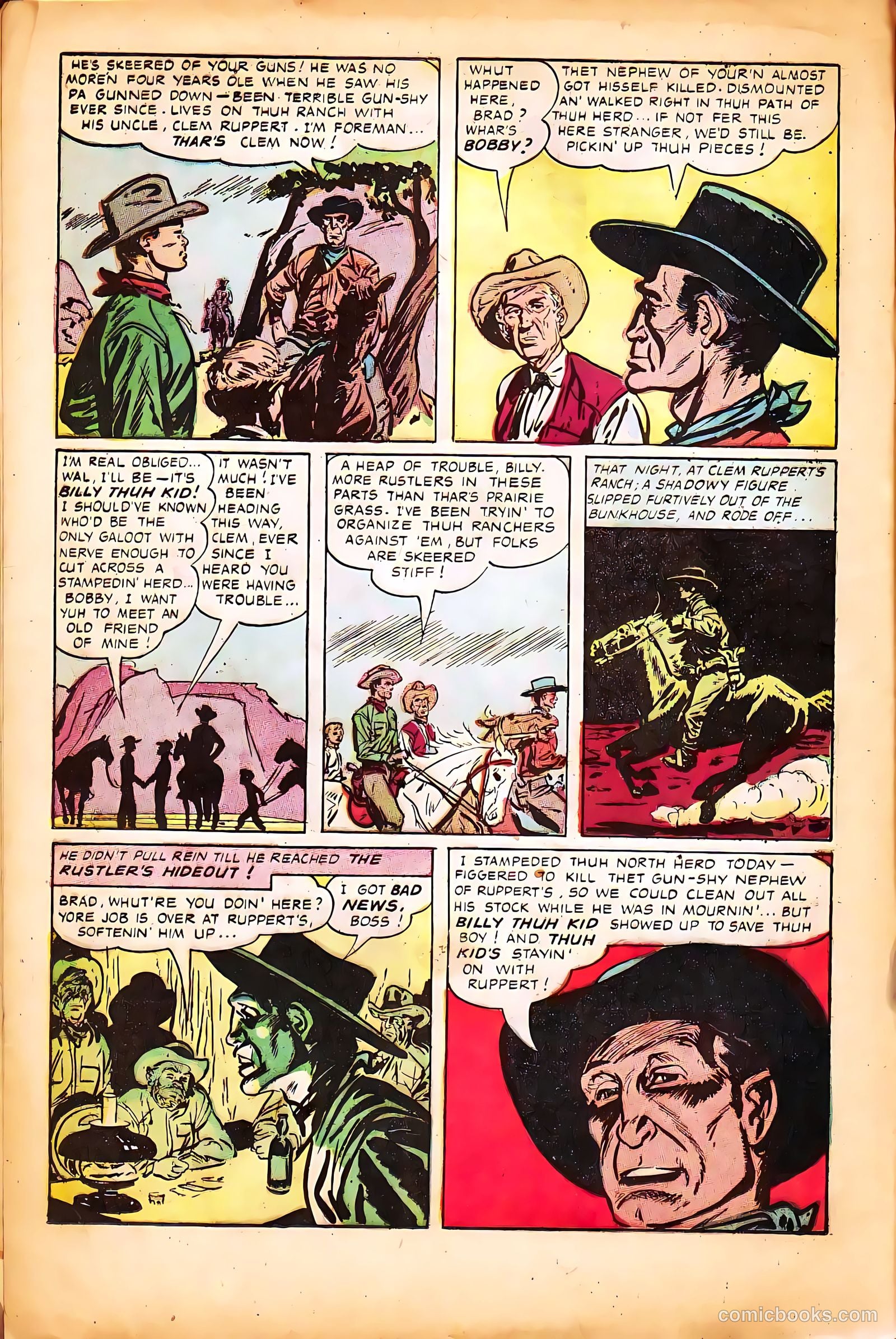 Billy the Kid Adventure Magazine #23 (1954) — page 14
