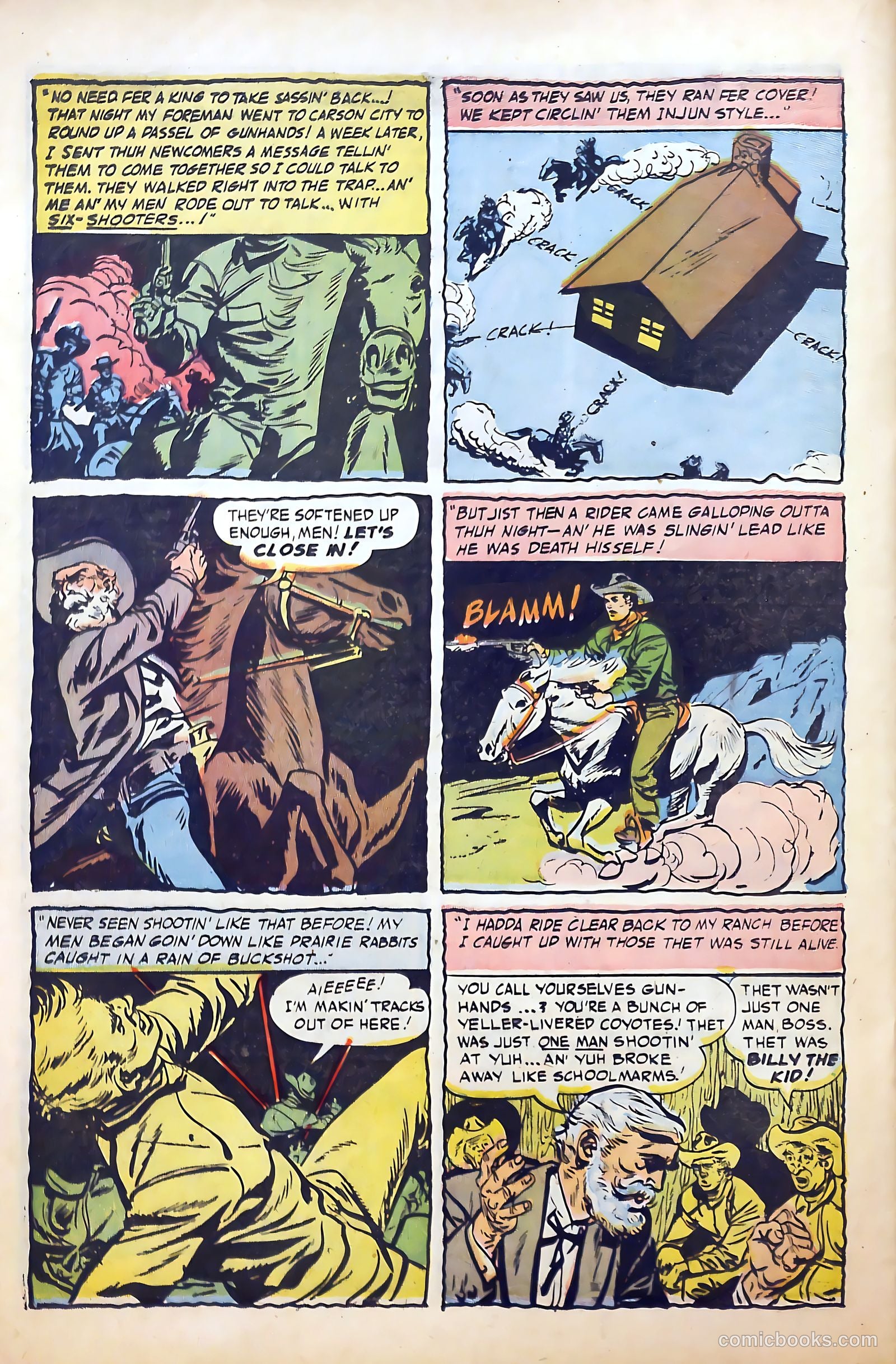 Billy the Kid Adventure Magazine #26 (1954) — page 22 of 36