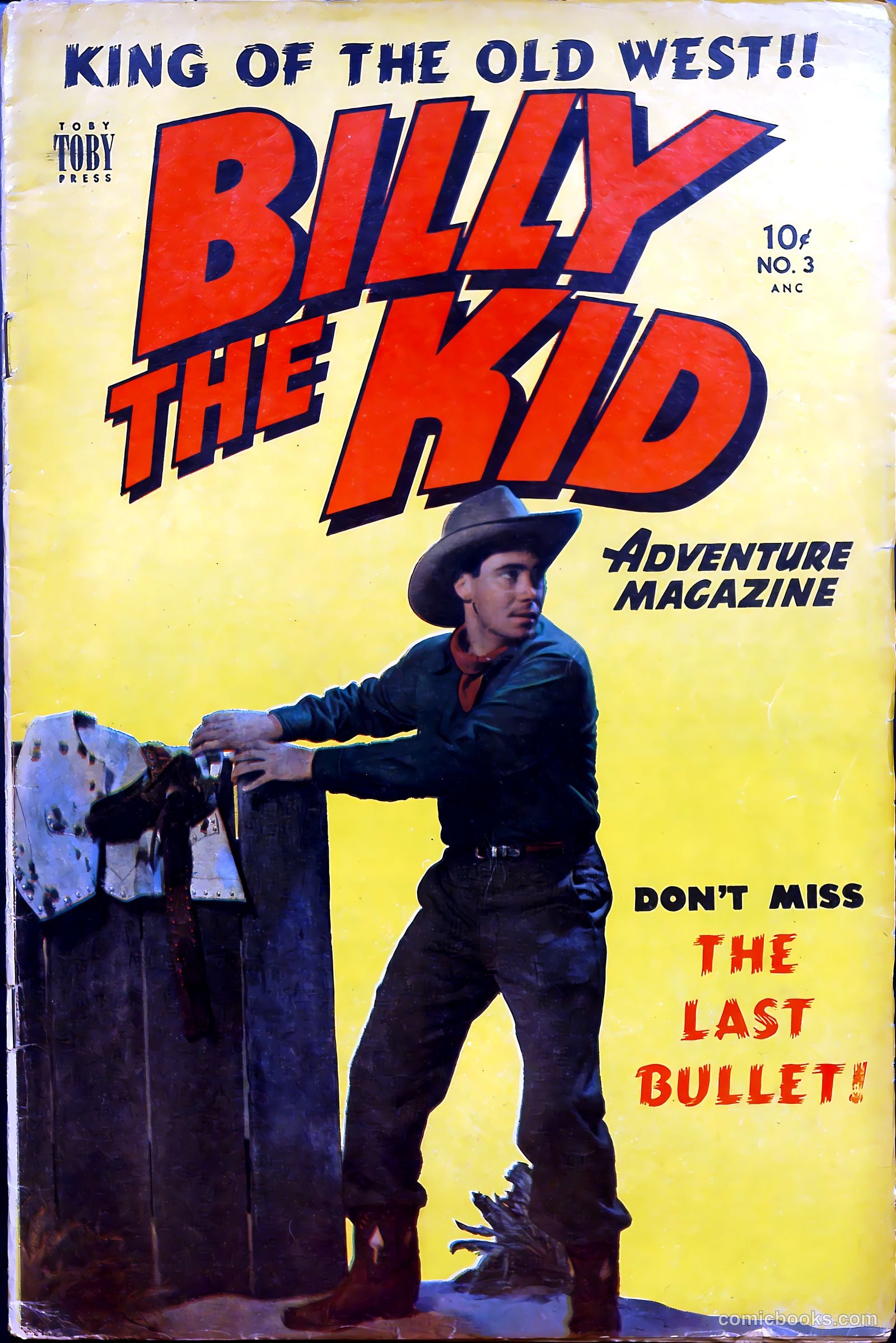 Billy the Kid Adventure Magazine #3 cover