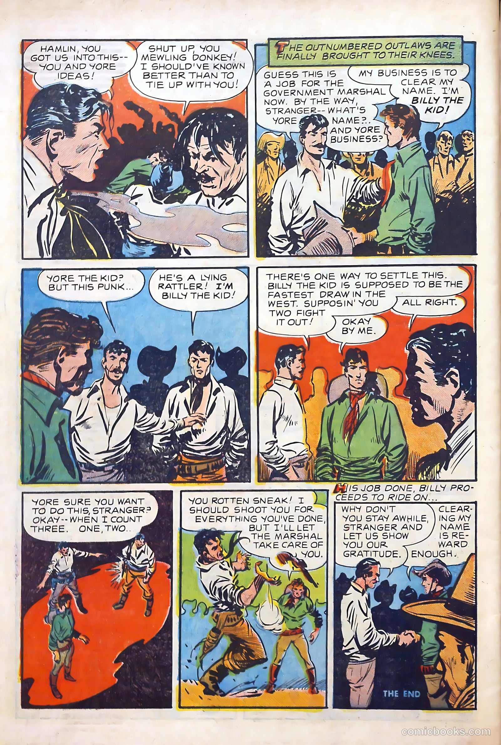 Billy the Kid Adventure Magazine #3 (1951) — page 34 of 36