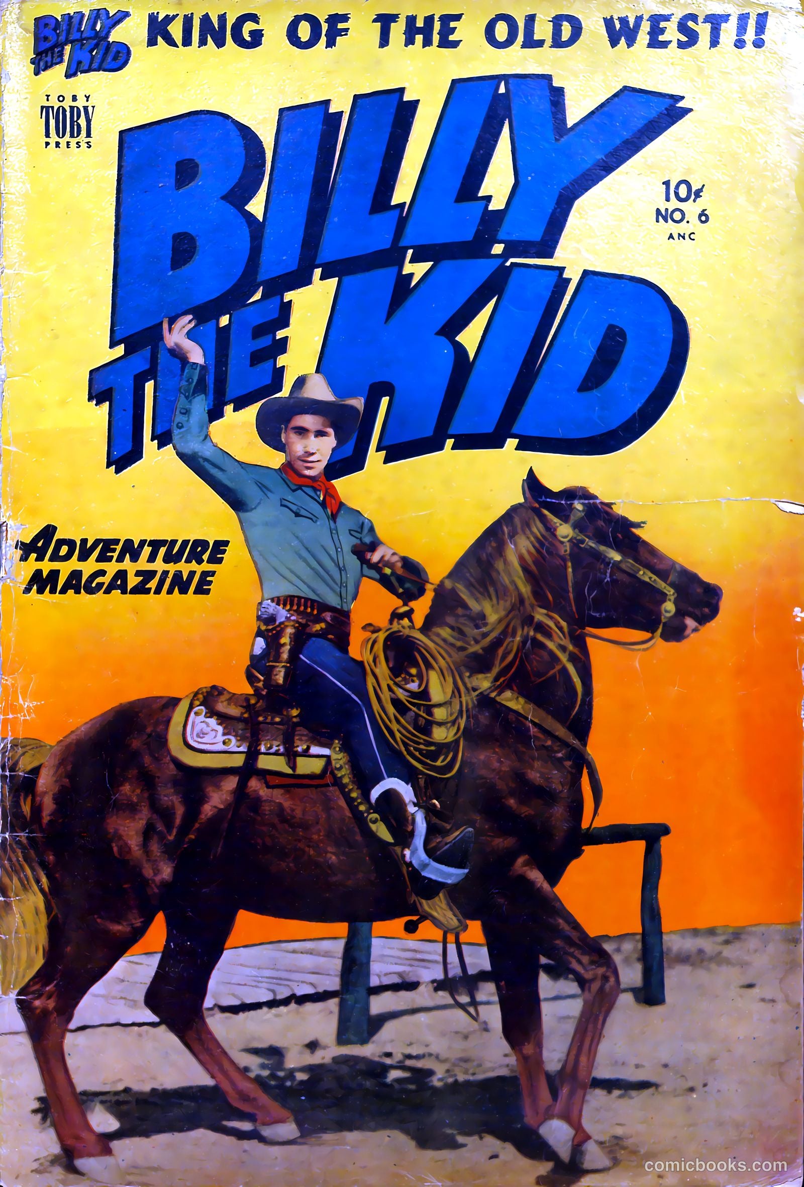Billy the Kid Adventure Magazine #6 cover