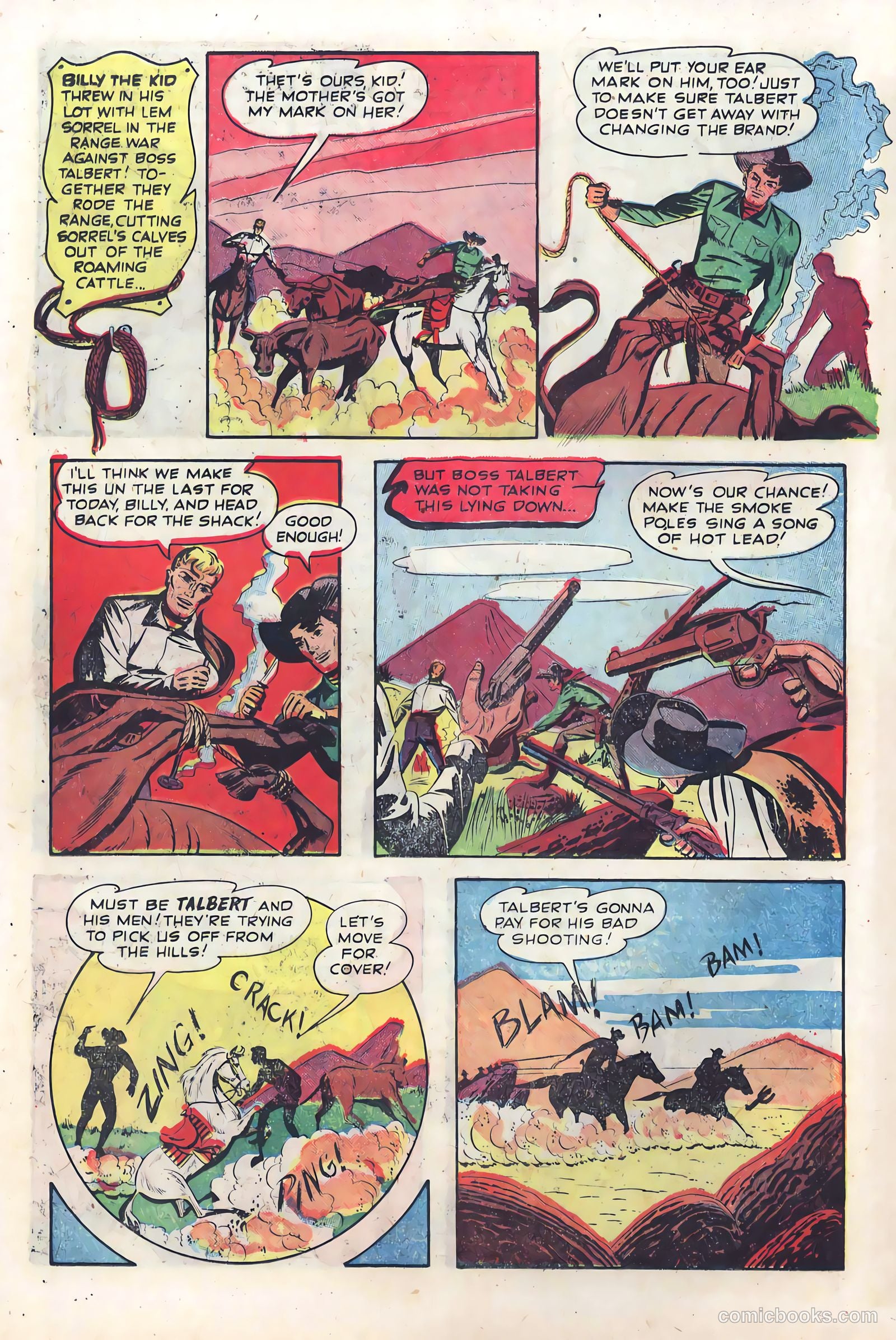 Billy the Kid Adventure Magazine #7 (1951) — page 16