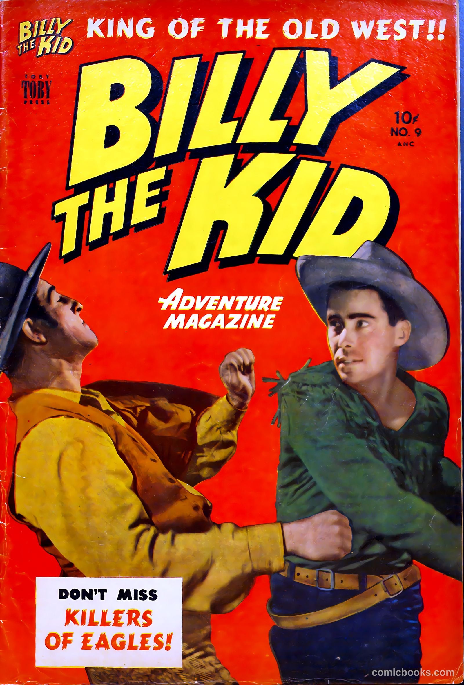 Billy the Kid Adventure Magazine #9 cover