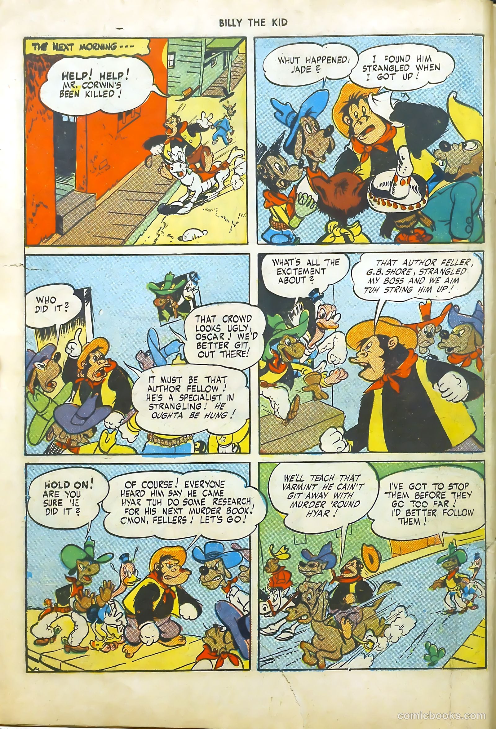 Billy the Kid and Oscar #3 (1946) — page 6 of 48